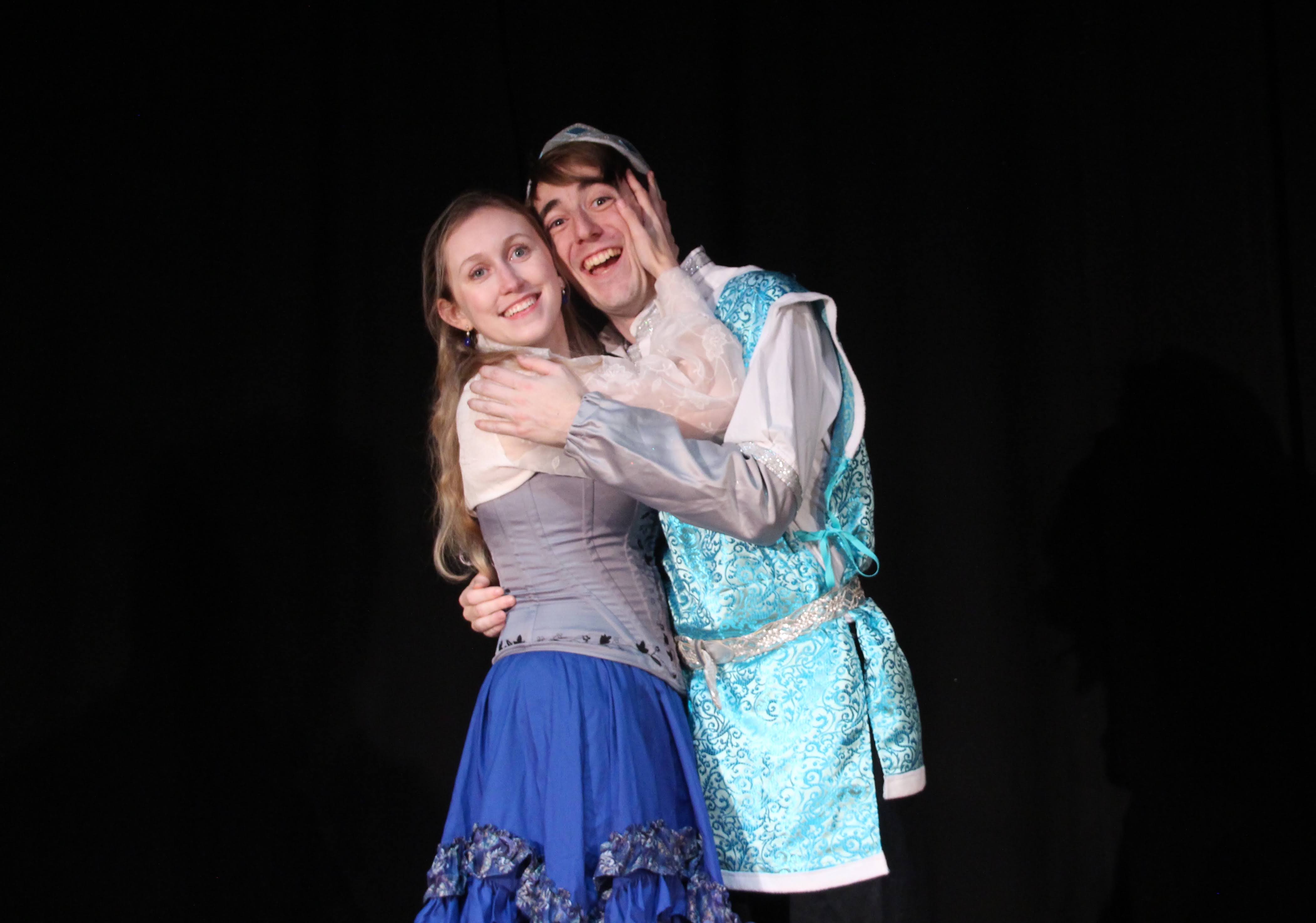 (Left to Right) Merry (Played by Sarina Resnick) and Prince Melvin(Played by Michael Wadsworth). Photo by Eric Dubois