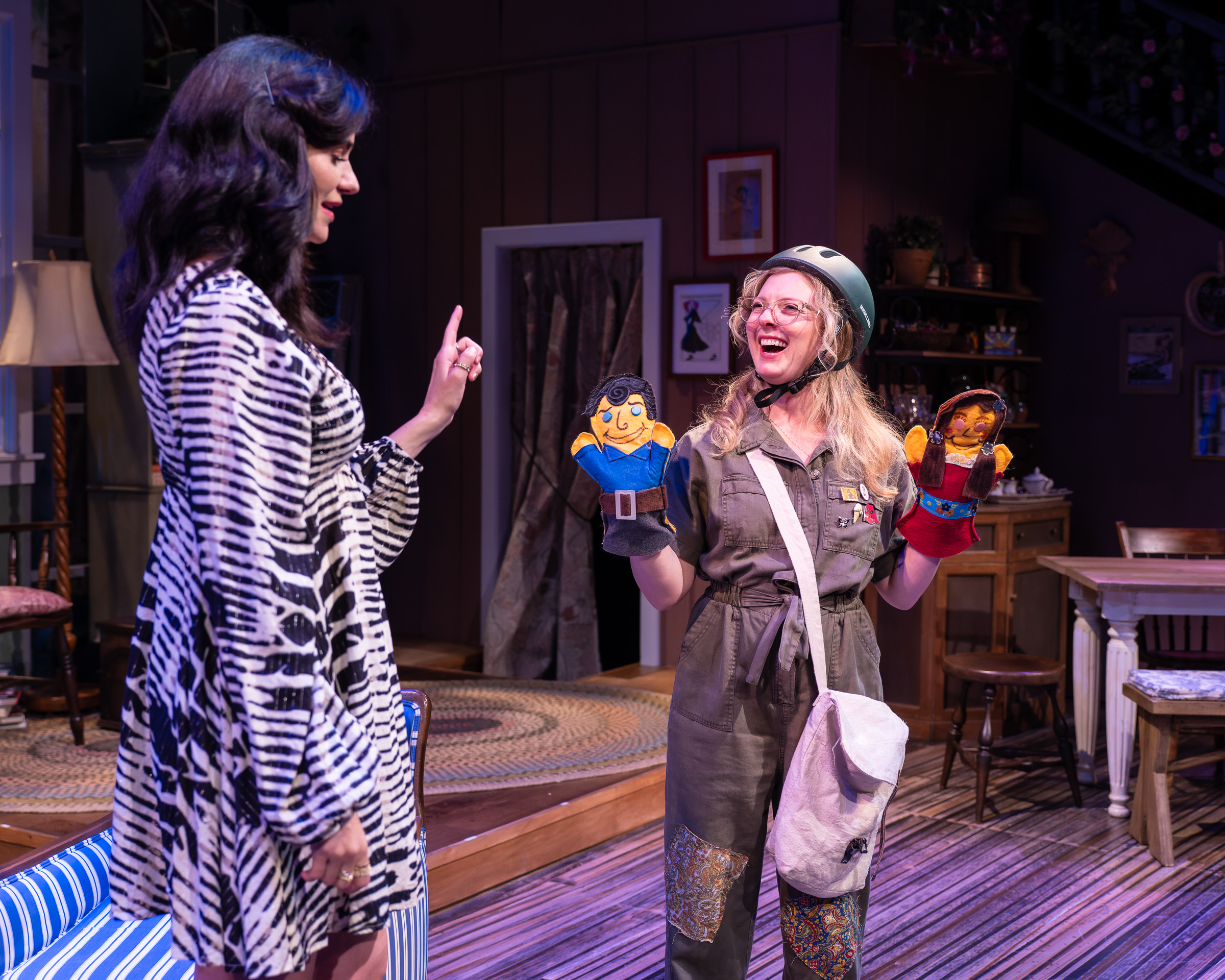 Erin Pineda and Lilly Rains in LIFE SUCKS. Photo by Jason Niedle.