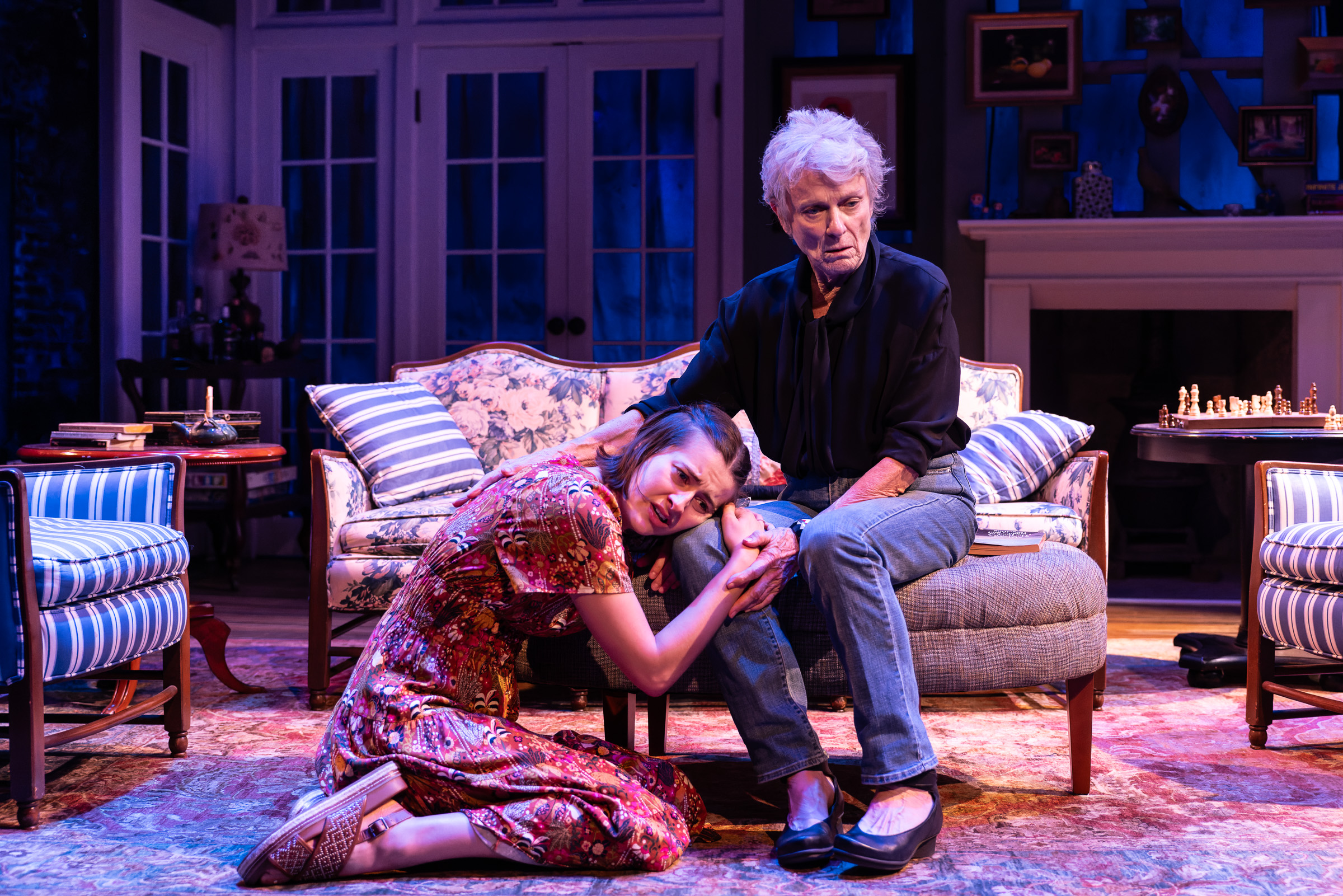 Olivia Castanho and Anne Gee Byrd in LIFE SUCKS. Photo by Jason Niedle.