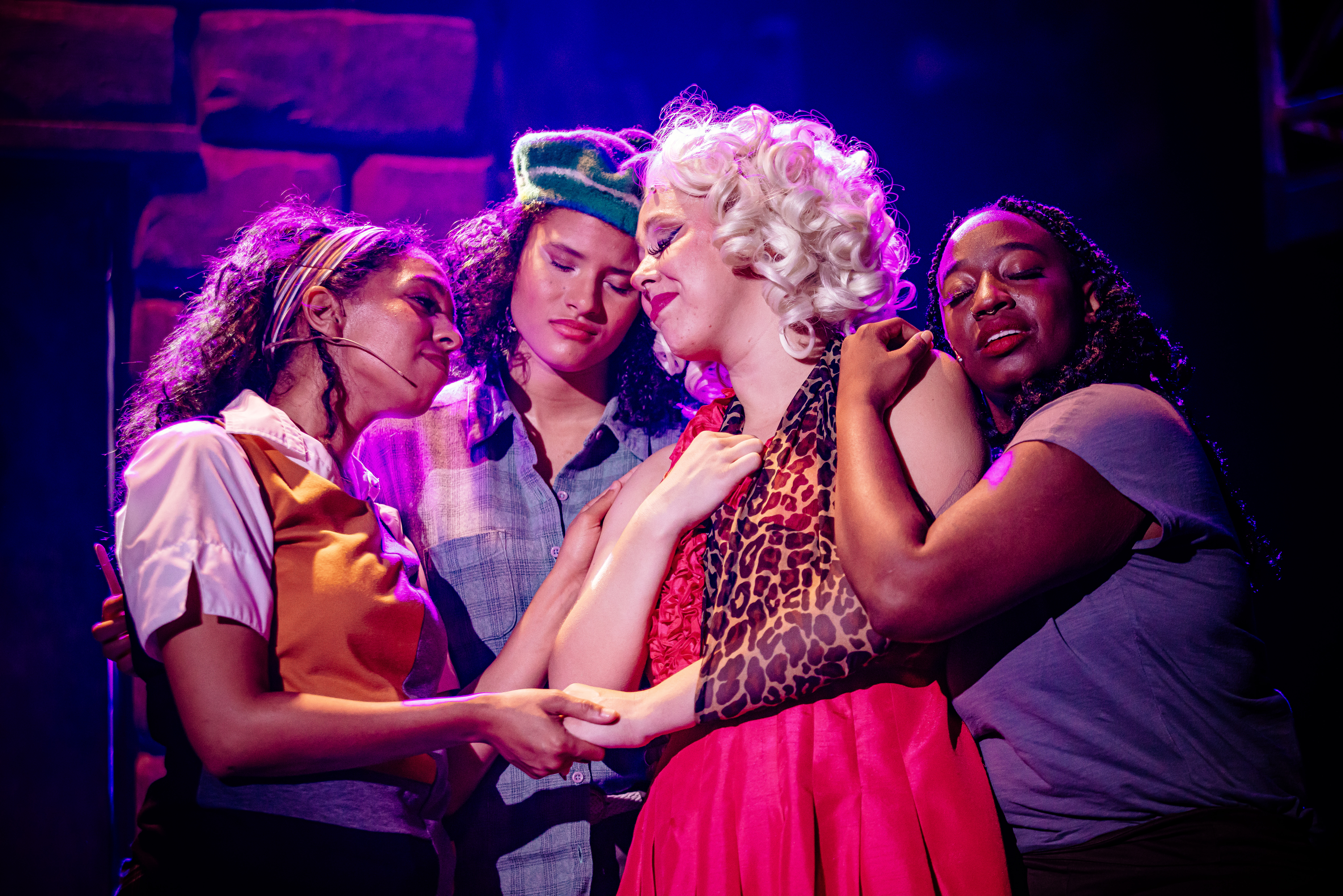 Sabrina Dahlgren, Leah Wilson, Ash Moran, Trinity Wolff  Photo by Michele Anliker