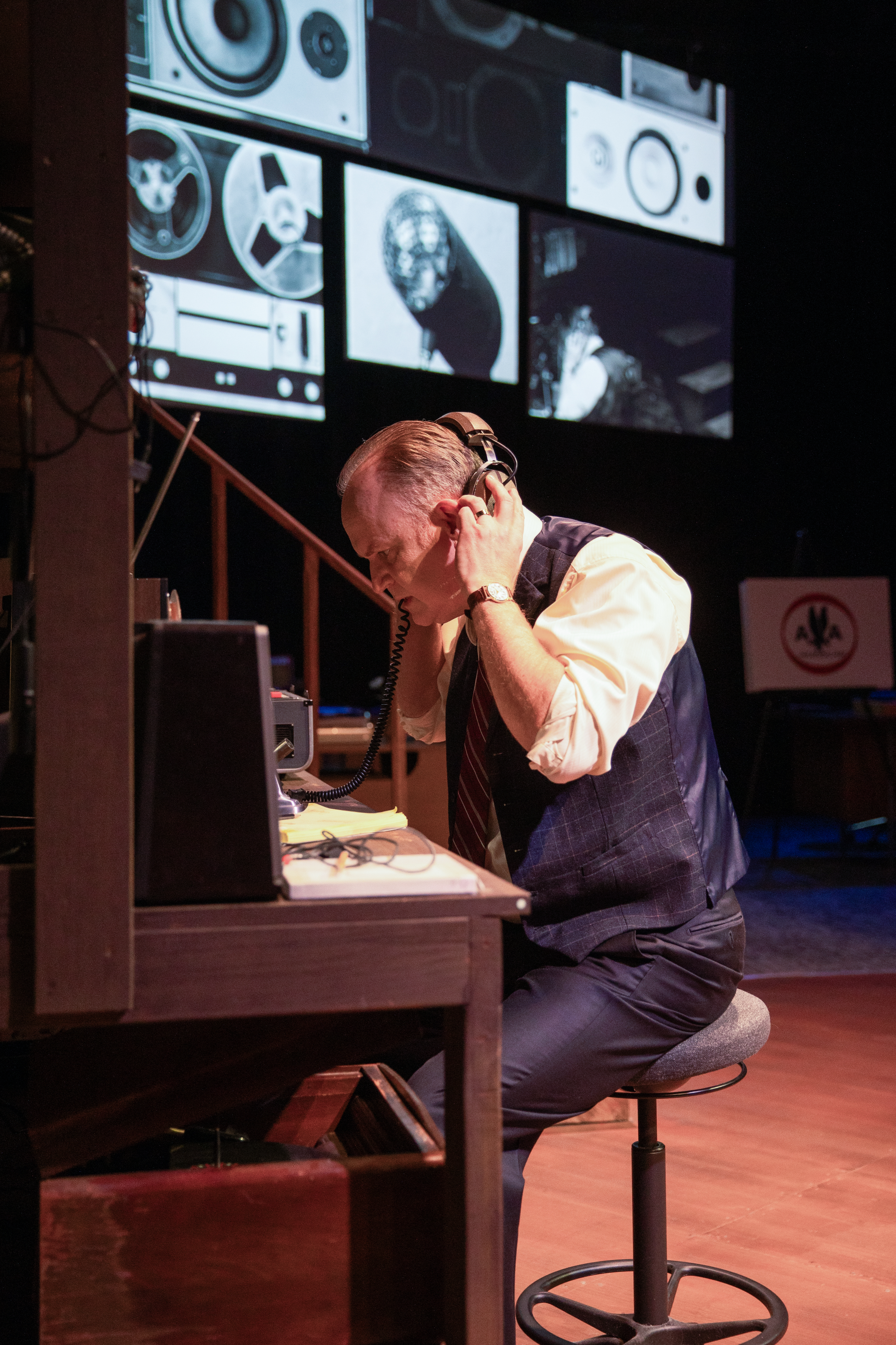 Michael Champlin* as Tony Schwartz in the Regional Premiere ?Daisy? at Hillbarn Theatre on stage Jan.23 - February. 9, 2025. *Appear courtesy of Actors'' Equity Association. ?Photo Credit: Mark Kitaoka