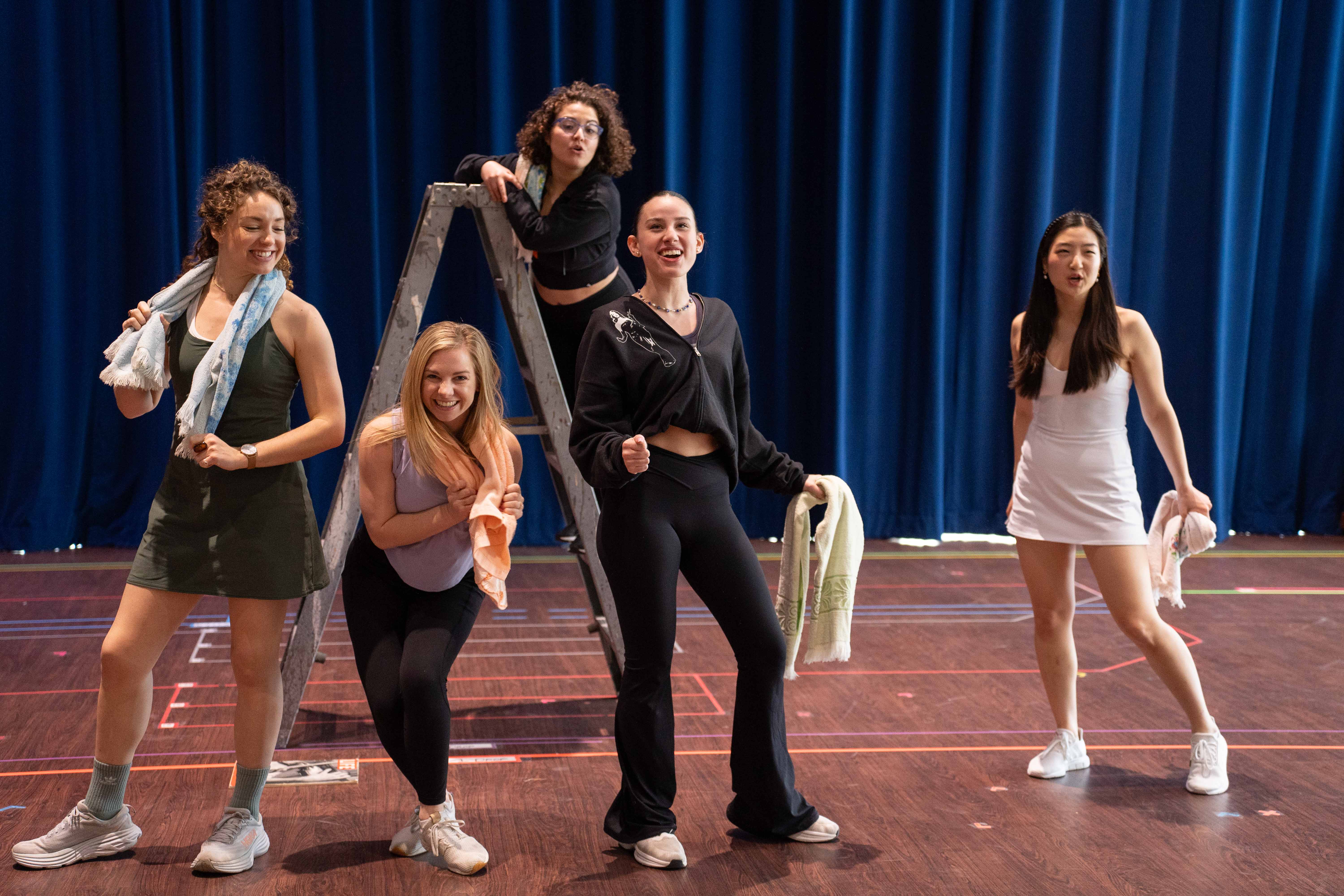 The cast of Rodgers & Hammerstein''''s South Pacific in rehearsal 