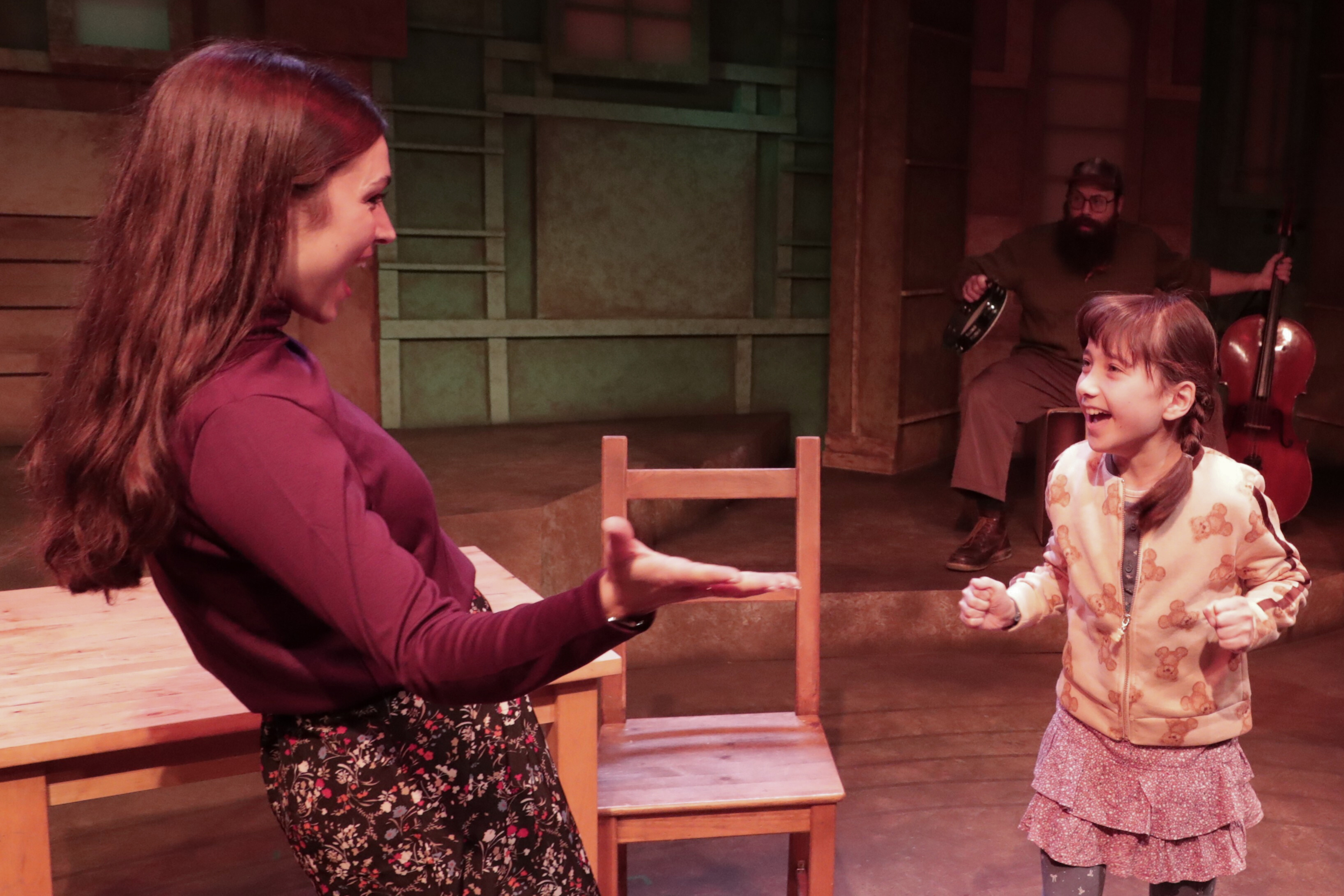 Emma Laird and Amy Sorensen in ?Once? at Chance Theater. Playing January 23 ? March 1, 2026 at the Bette Aitken theater arts Center on the Cripe Stage. Photos by Doug Catiller.