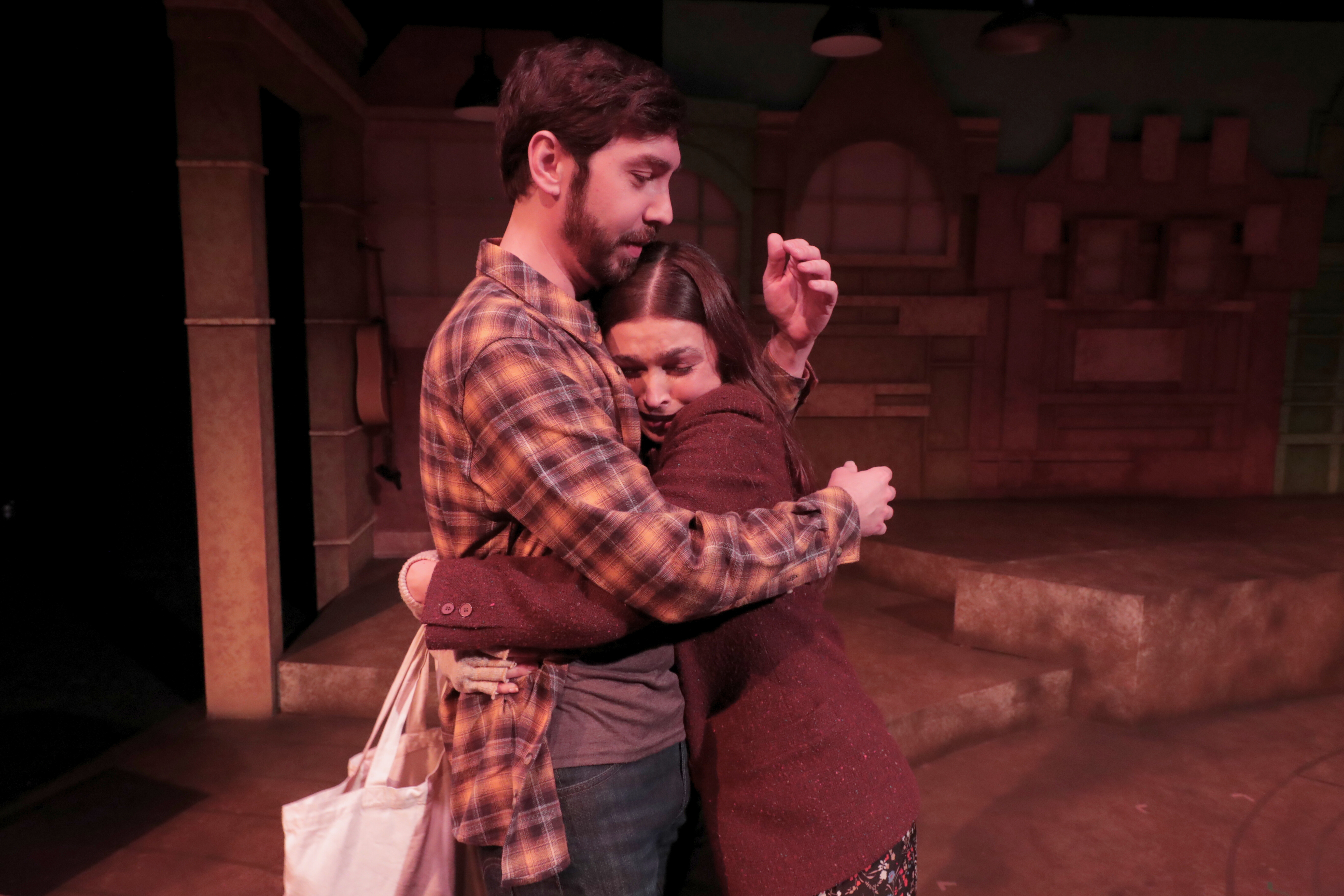 Morgan Hollingsworth and Emma Laird in ?Once? at Chance Theater. Playing January 23 ? March 1, 2026 at the Bette Aitken theater arts Center on the Cripe Stage. Photos by Doug Catiller.