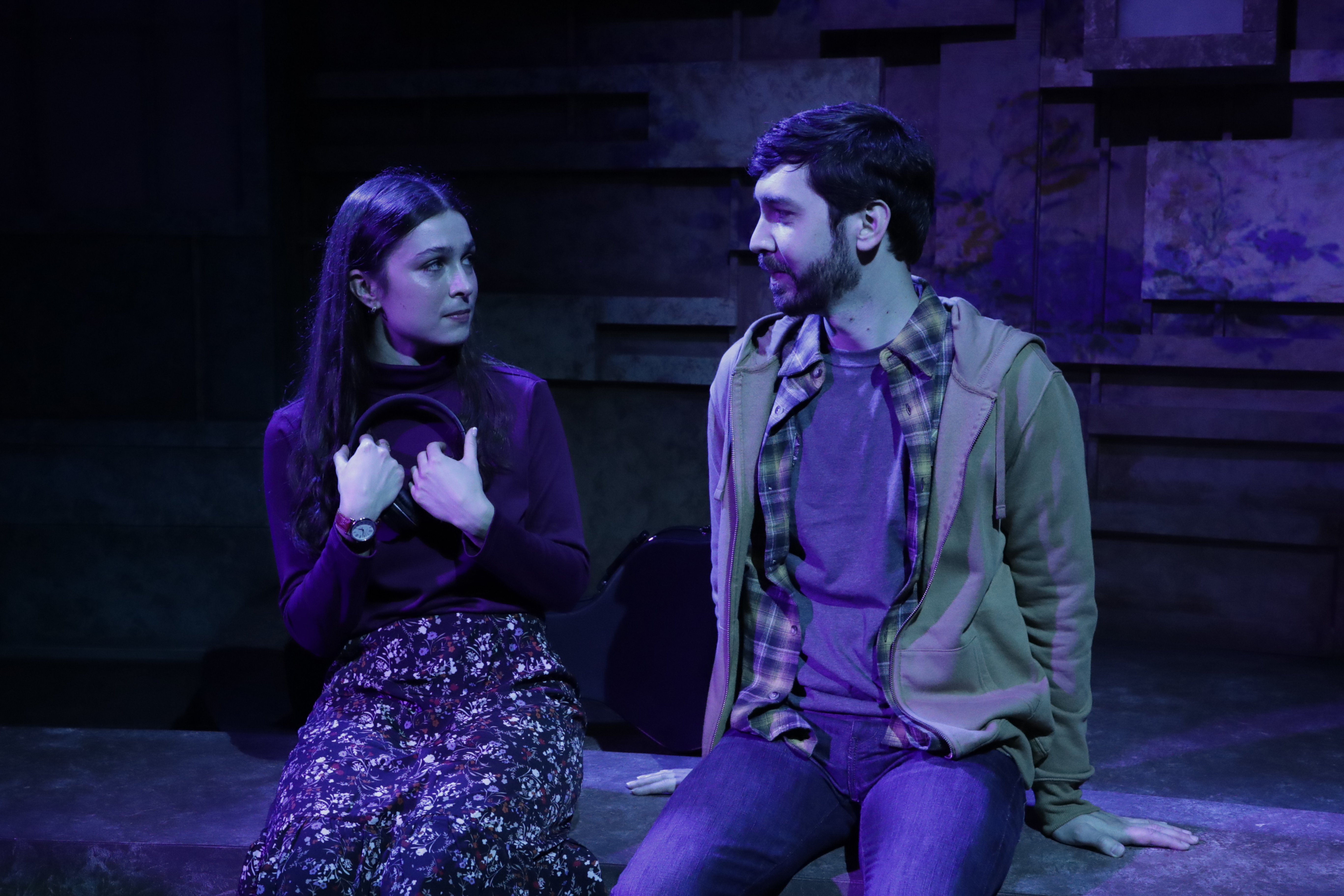 Emma Laird and Morgan Hollingsworth in ?Once? at Chance Theater. Playing January 23 ? March 1, 2026 at the Bette Aitken theater arts Center on the Cripe Stage. Photos by Doug Catiller.