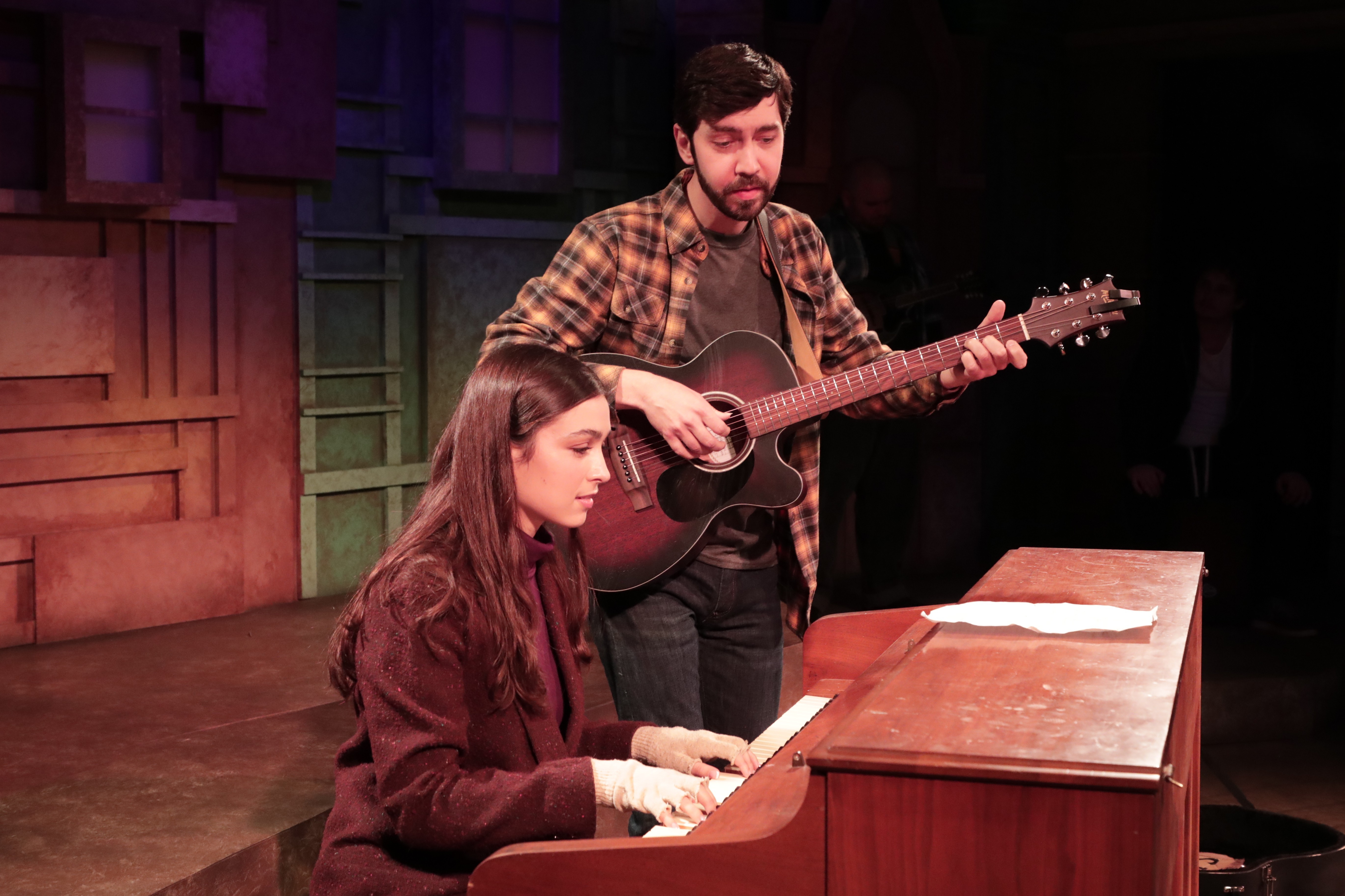 Emma Laird and Morgan Hollingsworth in ?Once? at Chance Theater. Playing January 23 ? March 1, 2026 at the Bette Aitken theater arts Center on the Cripe Stage. Photos by Doug Catiller.