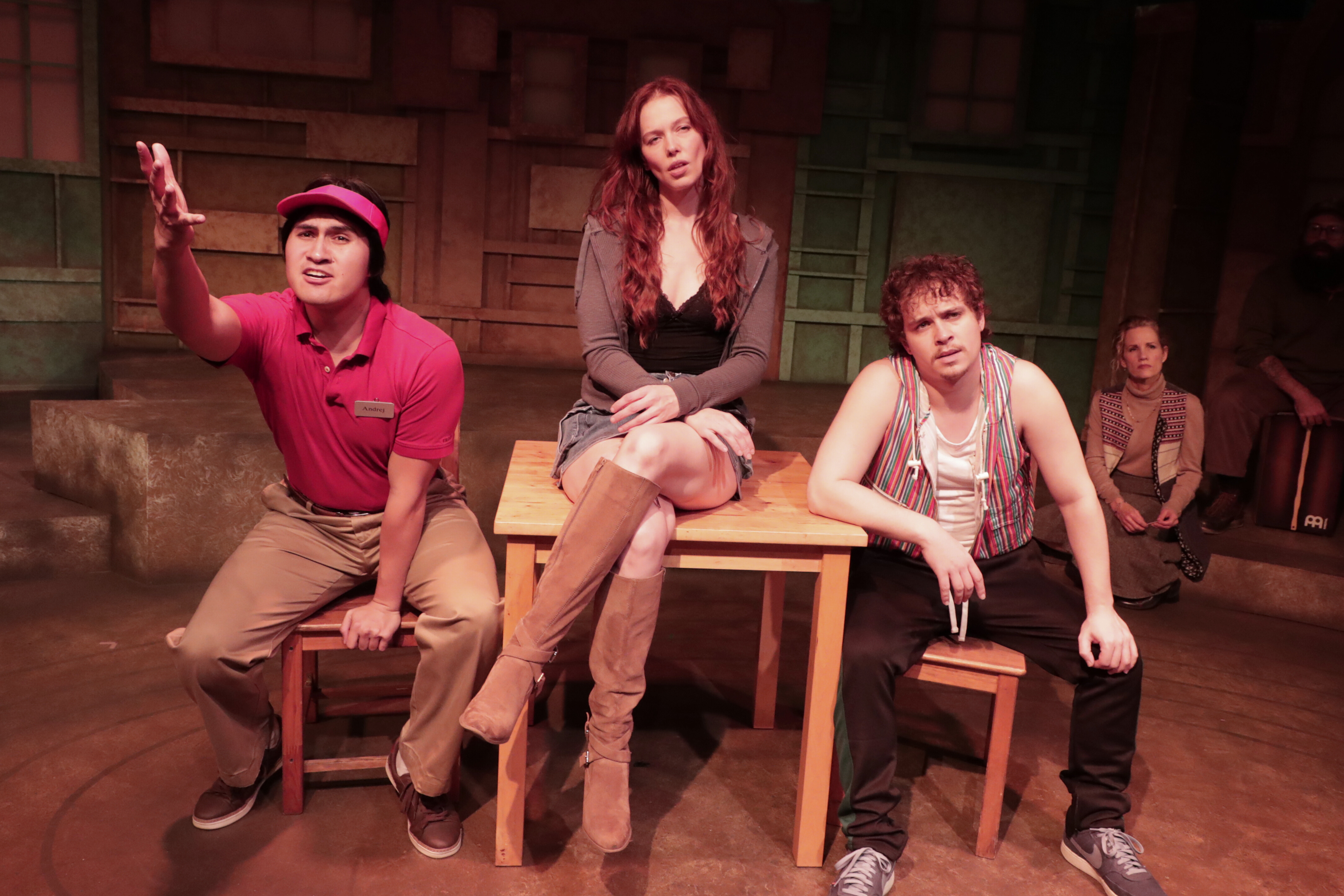 Jonah Meyer, Leota Rhodes, Austin Ledger, and Jennifer Richardson in ?Once? at Chance Theater. Playing January 23 ? March 1, 2026 at the Bette Aitken theater arts Center on the Cripe Stage. Photos by 