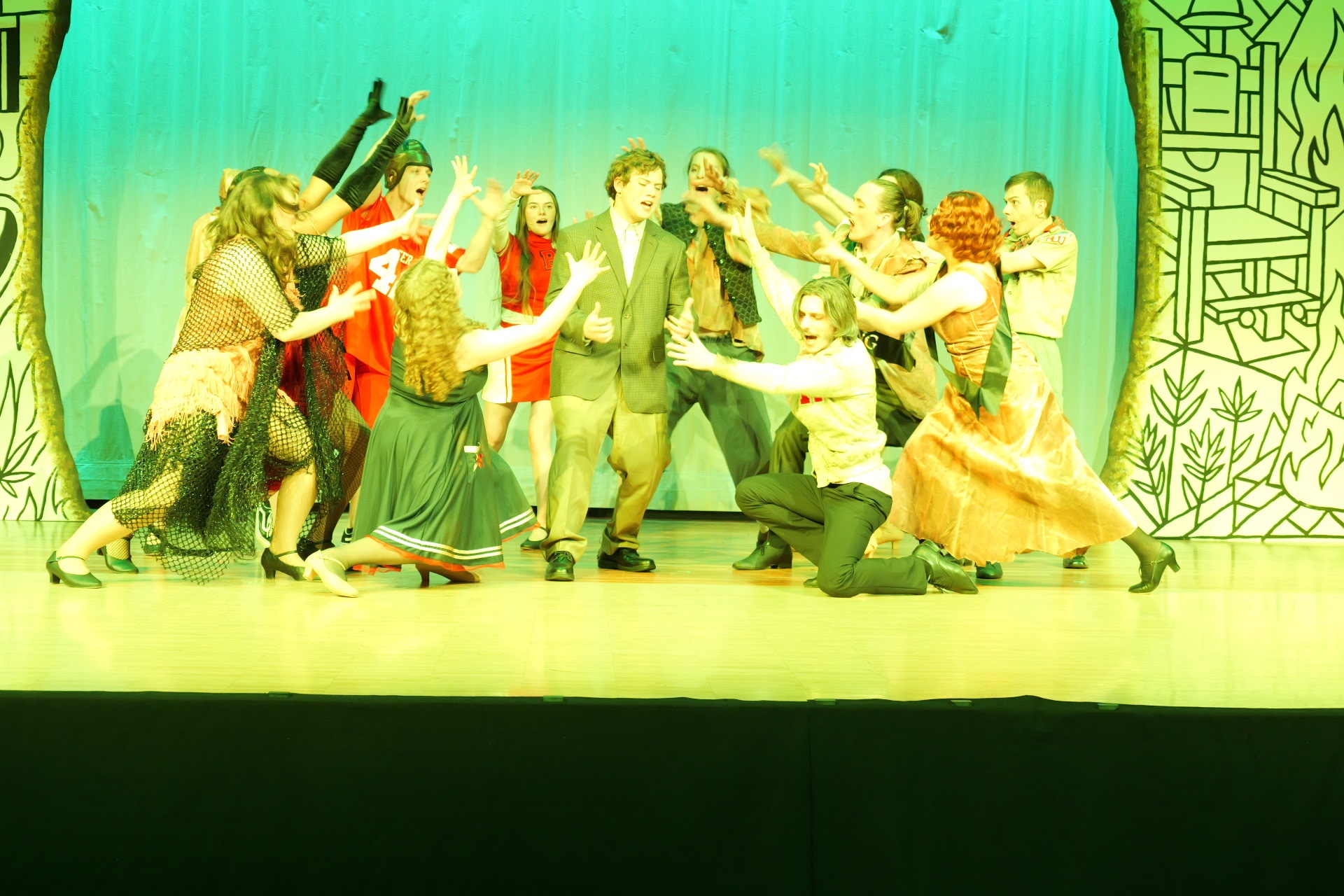 SFCC Production of Reefer Madness - The Musical - Production Photos - Spring 2025 Phot by Dahveed Bullis