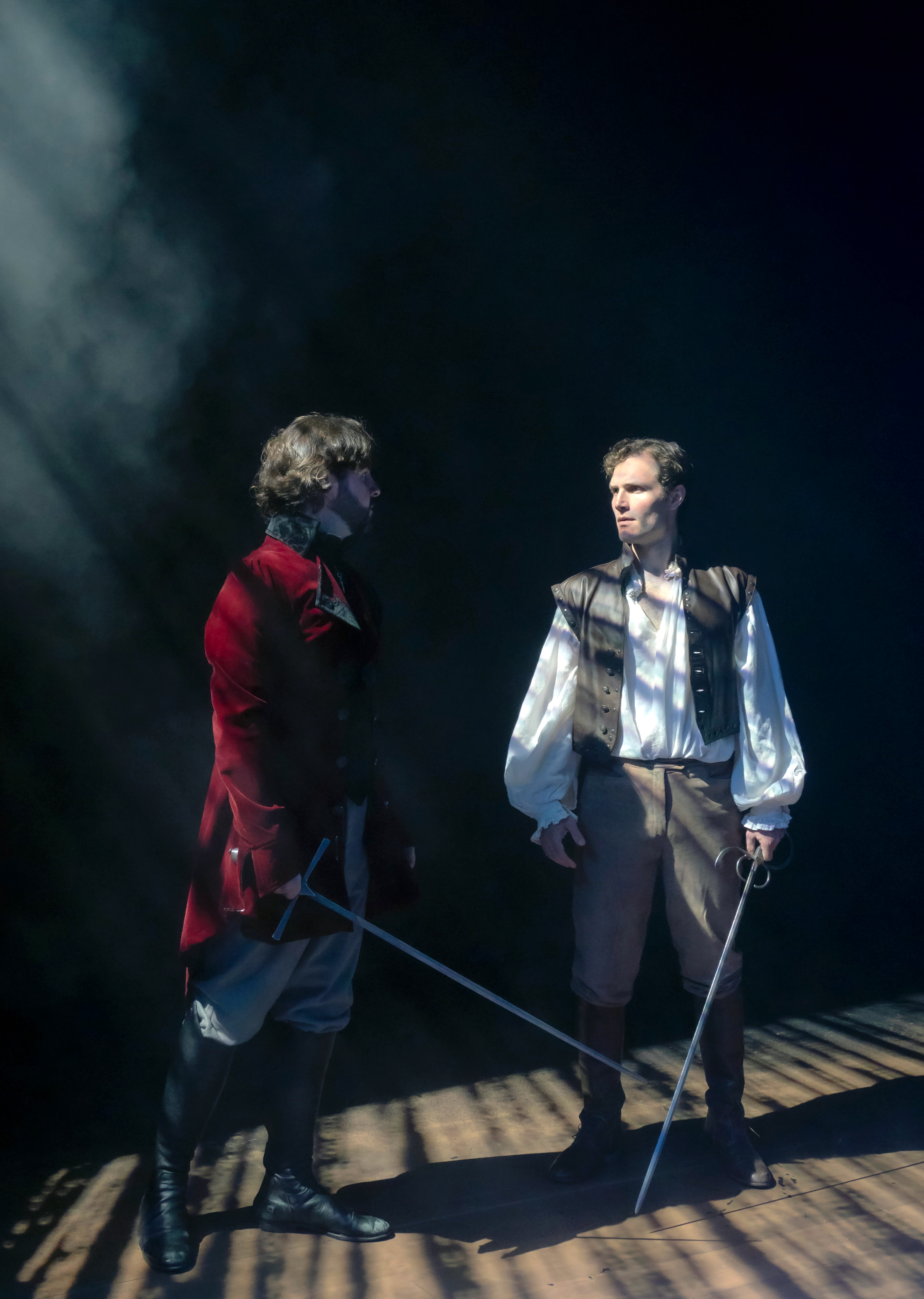 Dino Curia (Paris) and Isaac Hickox-Young (Romeo). Photo by Shelley Kusnetz.