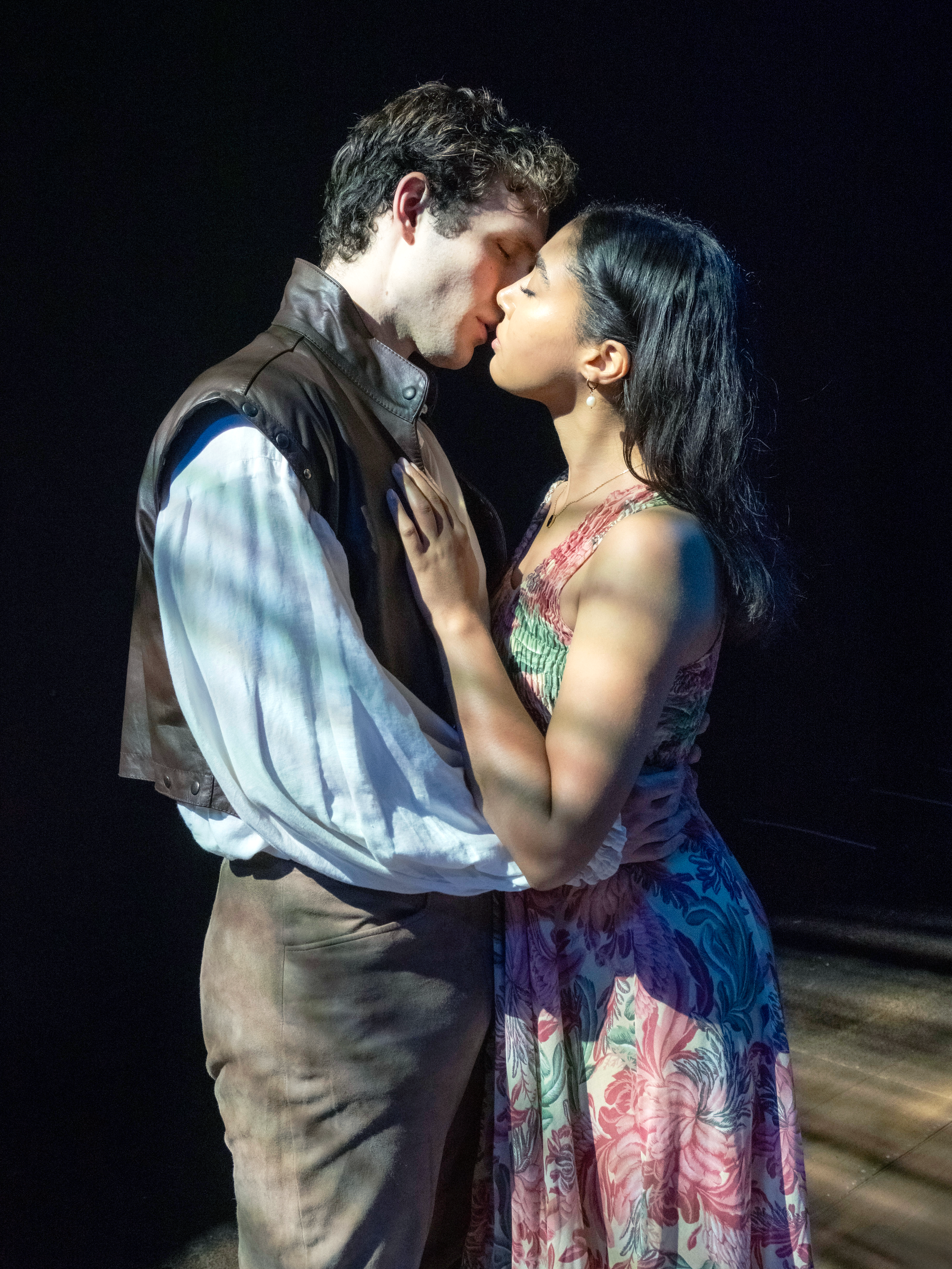 Isaac Hickox-Young (Romeo) and Billie Wyatt (Juliet). Photo by Shelley Kusnetz.