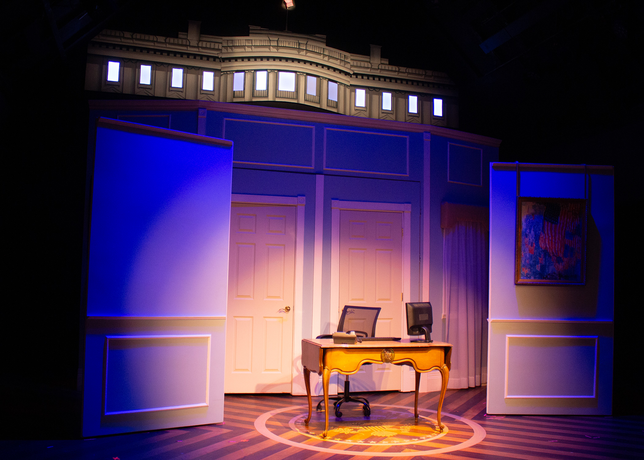Lighting Design: Rob Ward Set Design: James Gardner Floor: Chantale Bourdages
