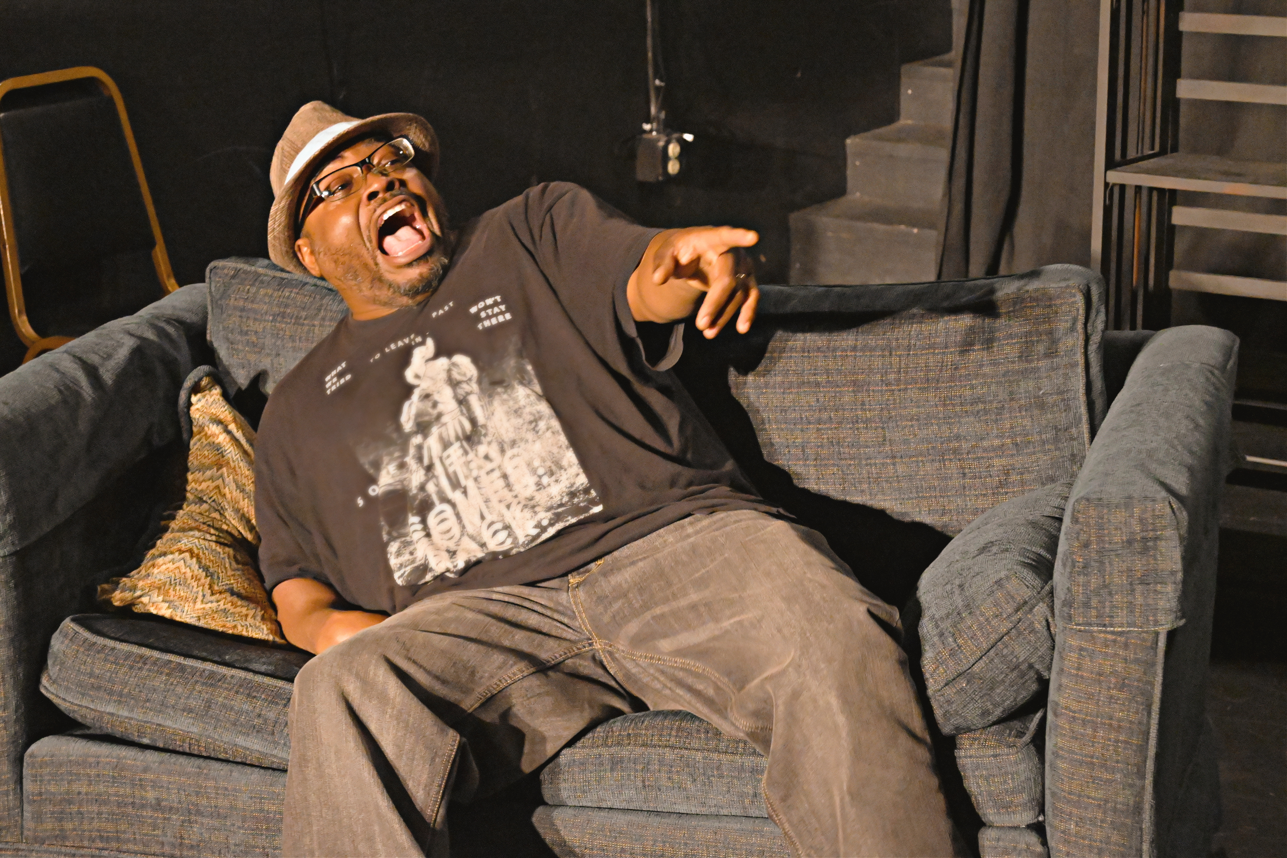 George Montgomery as Professor Heinrich in Imaginary Exits, running May 2-11, 2025.