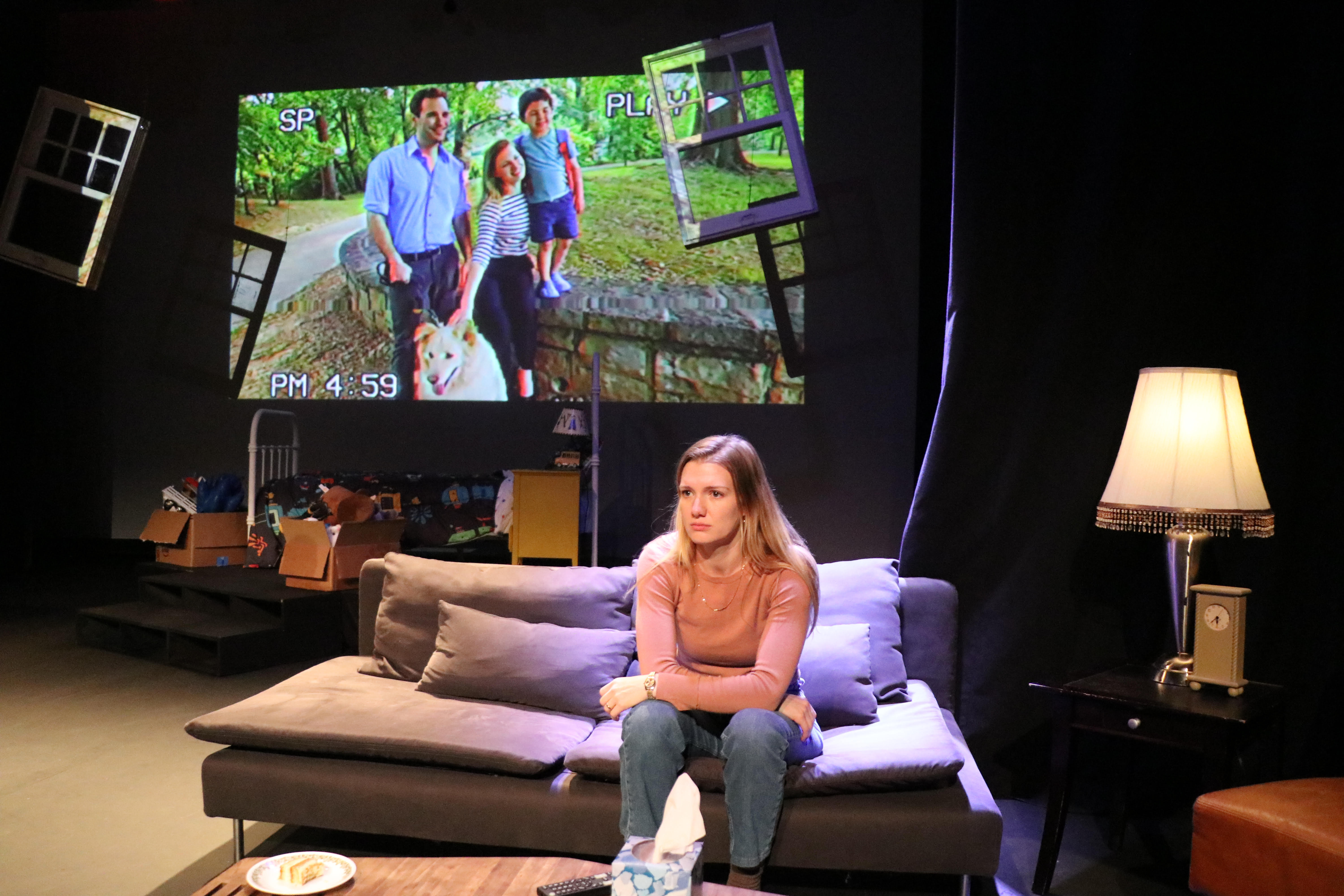 Samantha Binkherd stars as Becca in Rabbit Hole at The Windmill Arts Center in Atlanta, GA, June 2025