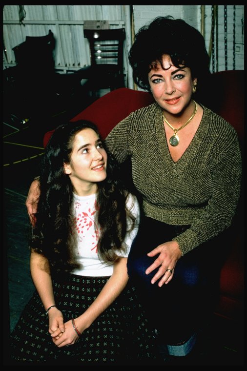 Ann Talman and Elizabeth Taylor: Rehearsal, 1981