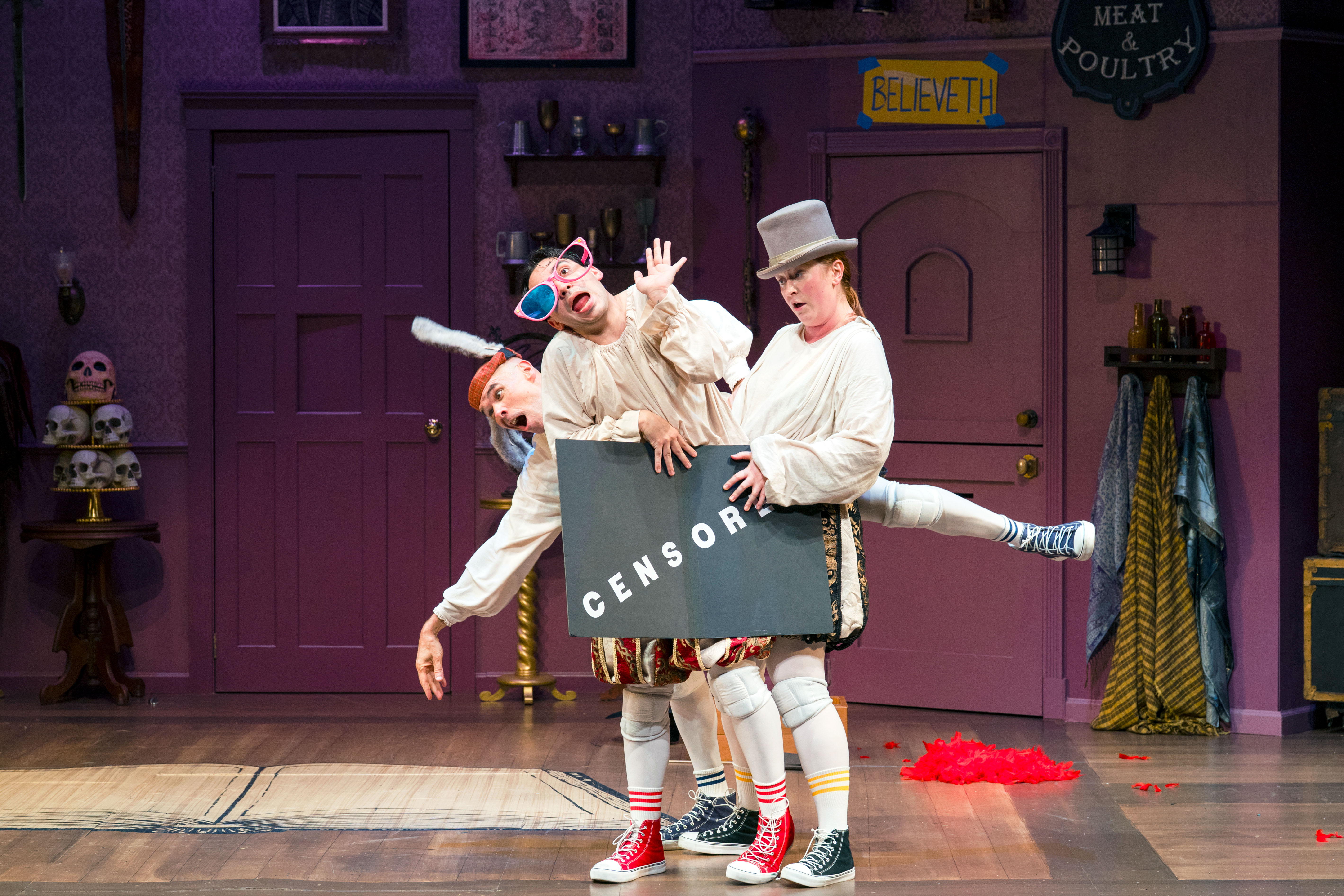 Patrick Toon as Patrick, Ty Lane as Ty, and Kayla Ryan Walsh as Kayla. Photo by Avery Brunkus. Patrick Toon as Patrick, Ty Lane as Ty, and Kayla Ryan Walsh as Kayla. Photo by Avery Brunkus.