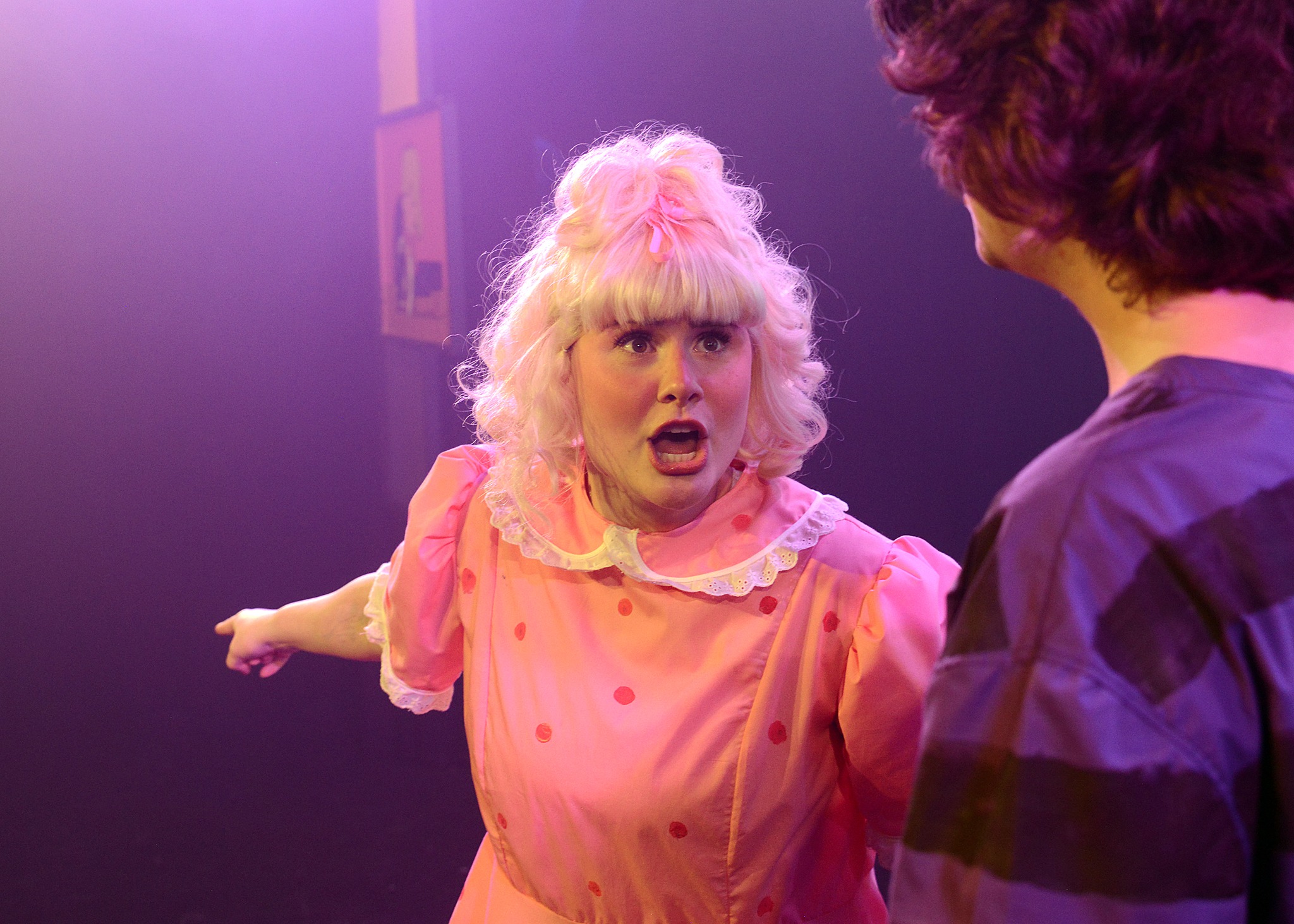 Clairey Townsend as Sally Brown with Paul Schoeller (Schroeder)