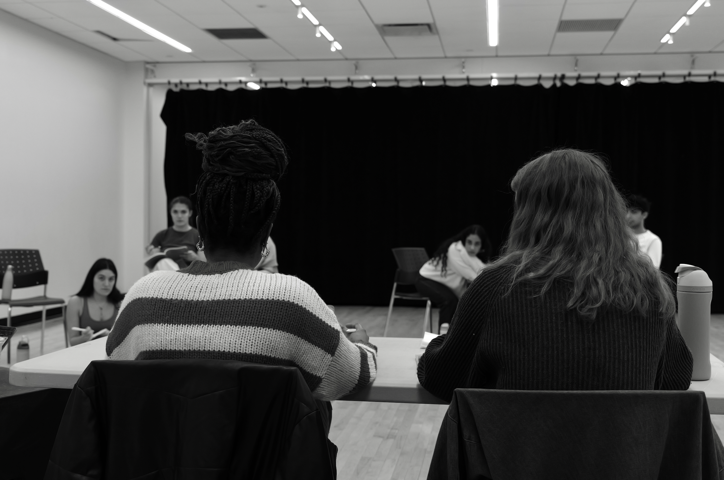 Tierney Masterson and Paris Allen in rehearsal. Photo by Raegan Parker.