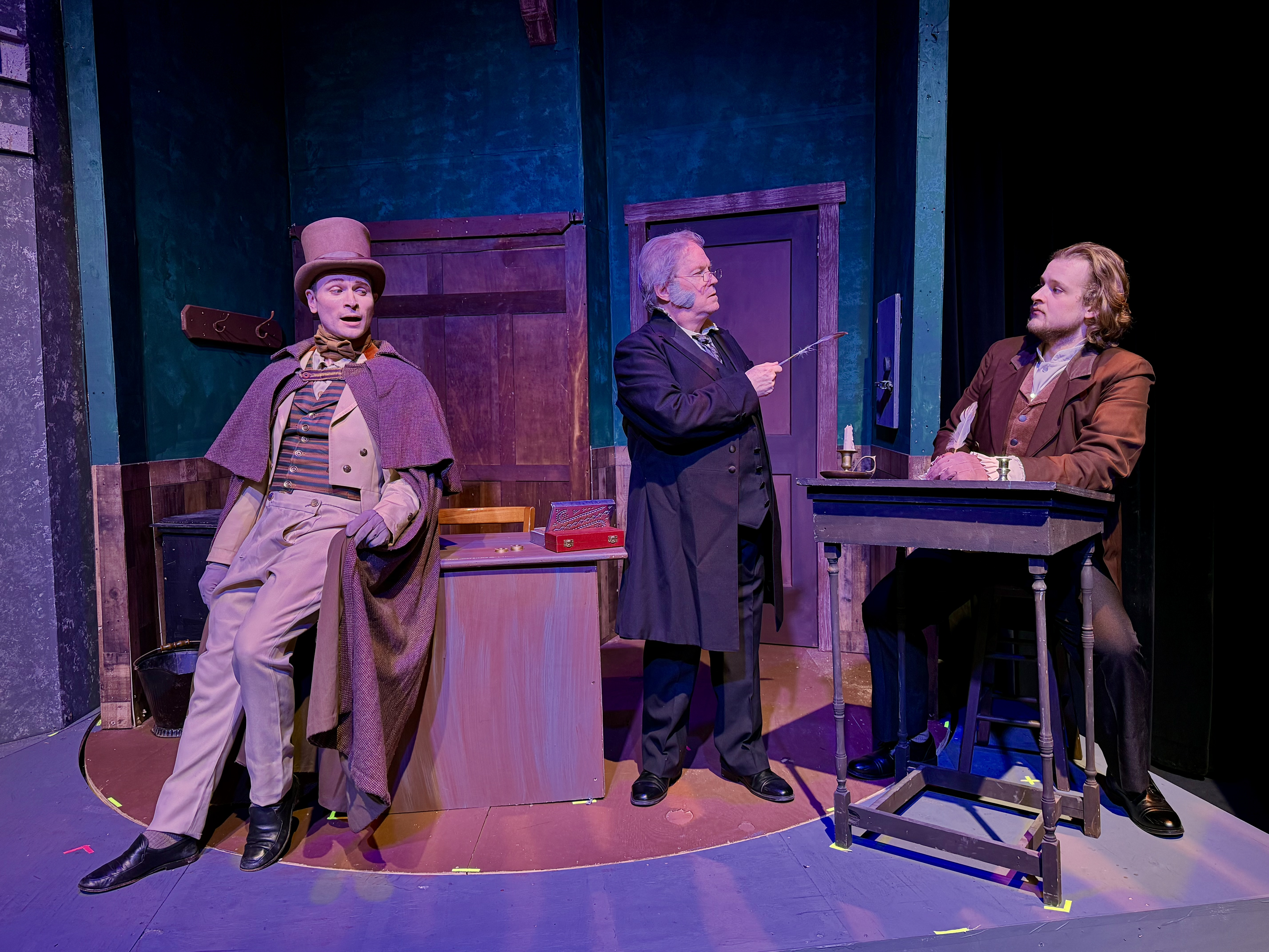 One more word out of you Cratchit and you''ll celebrate Christmas among the unemployed! One more word out of you Cratchit and you''ll celebrate Christmas among the unemployed!