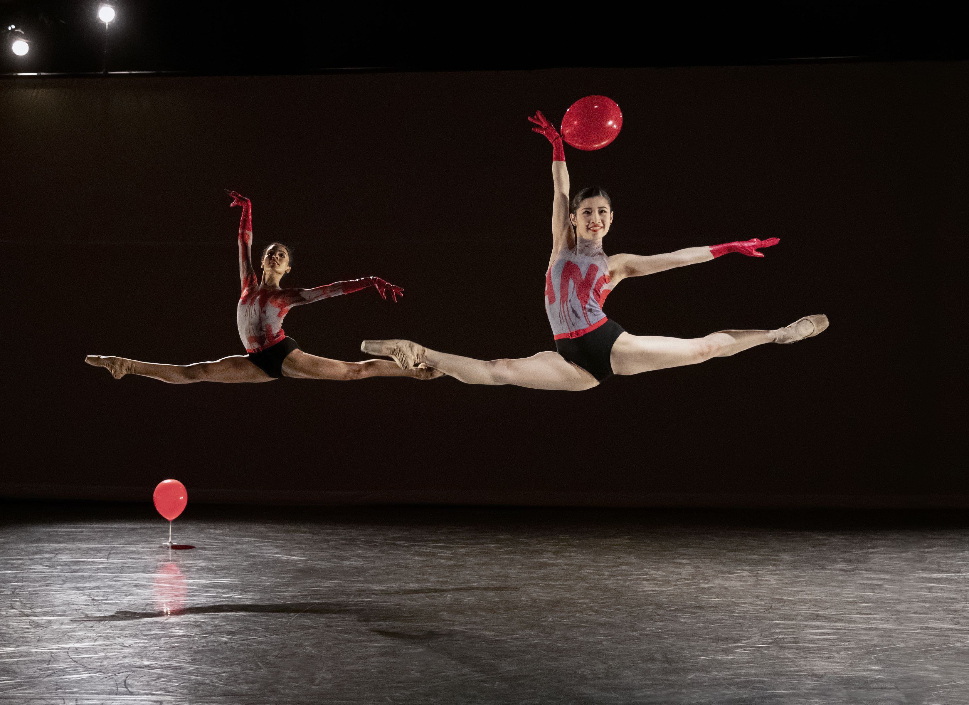 American Ballet Theatre (ABT) Studio Company, Scurry Night by Annabelle Lopez Ochoa, featuring Kyra Coco and Kotomi Yamada, photo by Erin Baiano