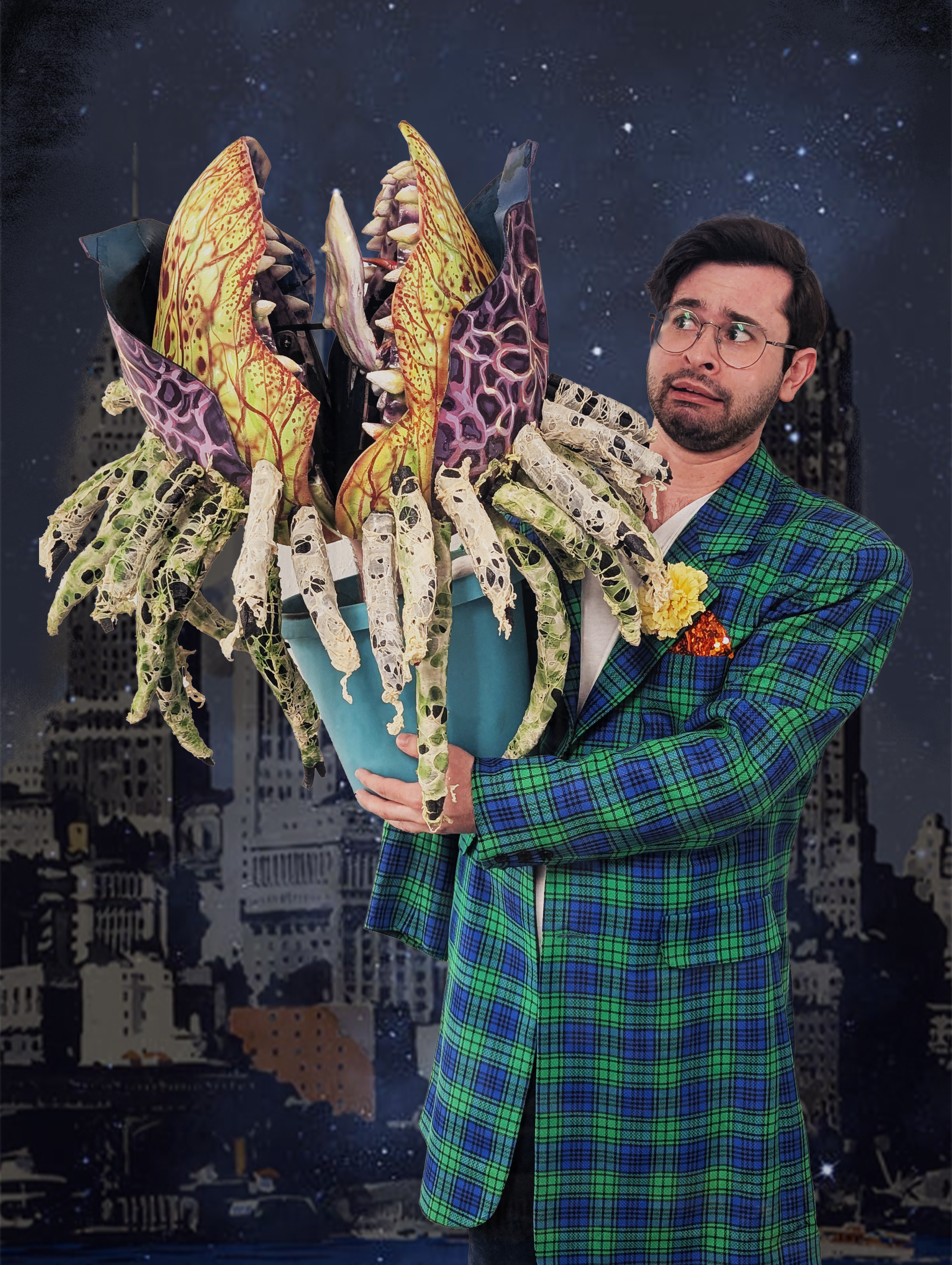 Seymour & Audrey II - Little Shop of Horrors Los Angeles at The Nocturne Theatre in Glendale, CA