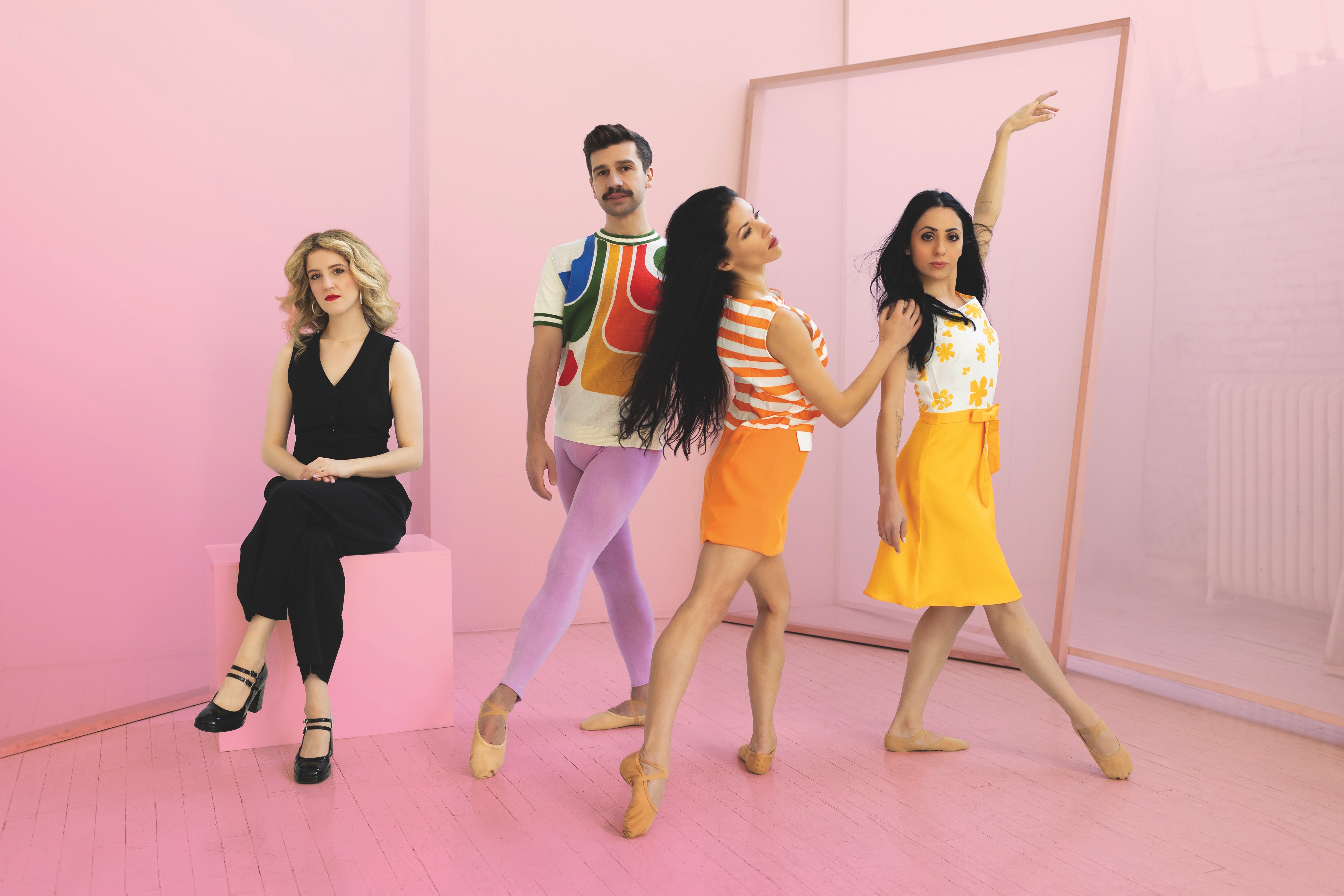 From left: Olivia Chindamo, Brian Gephart, Cara Seymour, and Emily Cardea. Photo: Elizabeth Covintree