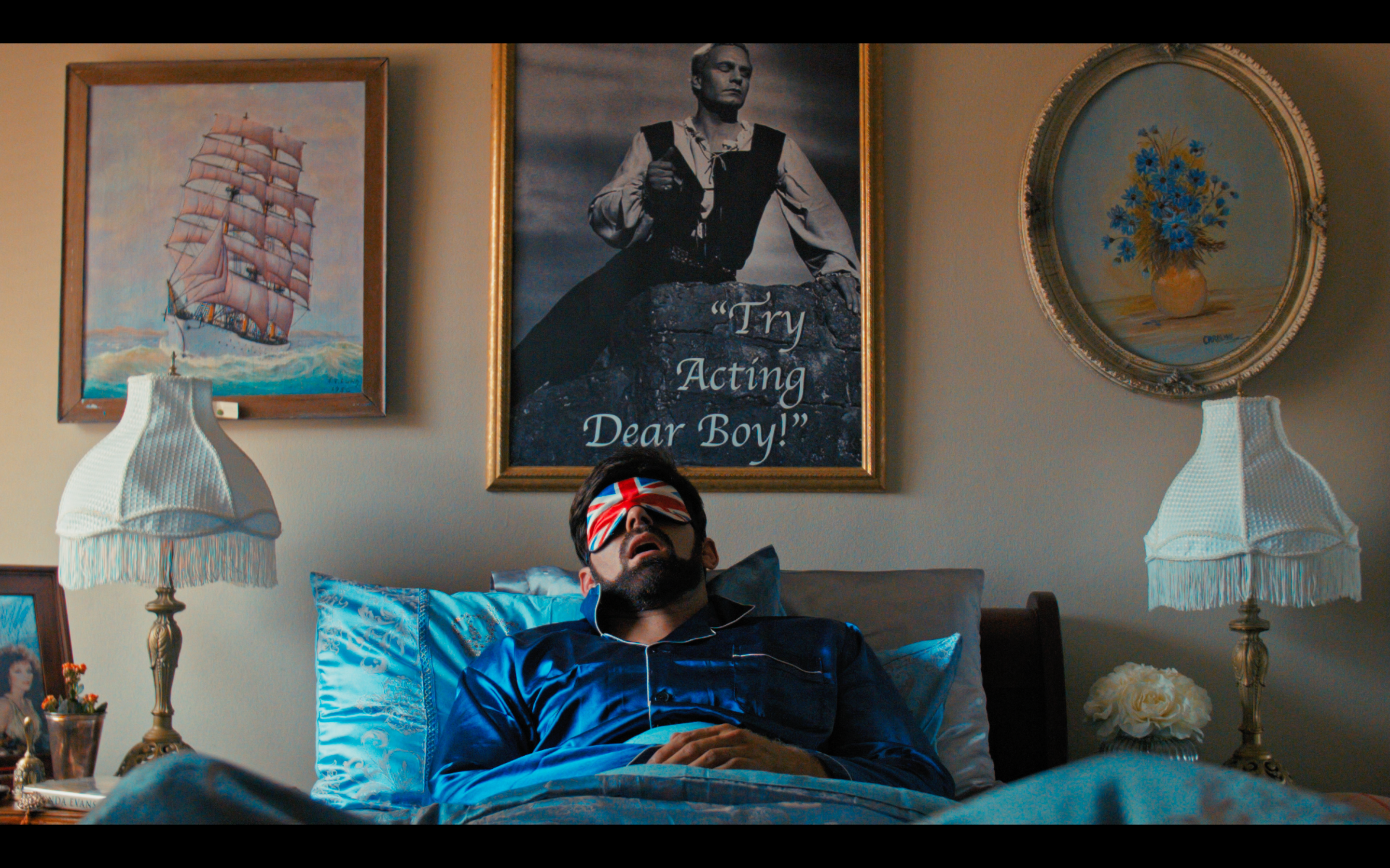 Under the watchful eye of Sir Lawrence Olivier.