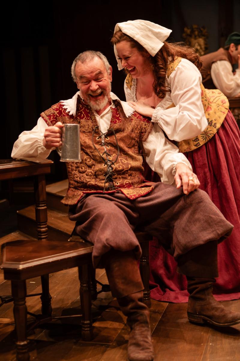 Nolan Palmer and Melanie Godsey in The Book of Will at Taproot Theatre. Photo by John Ulman.