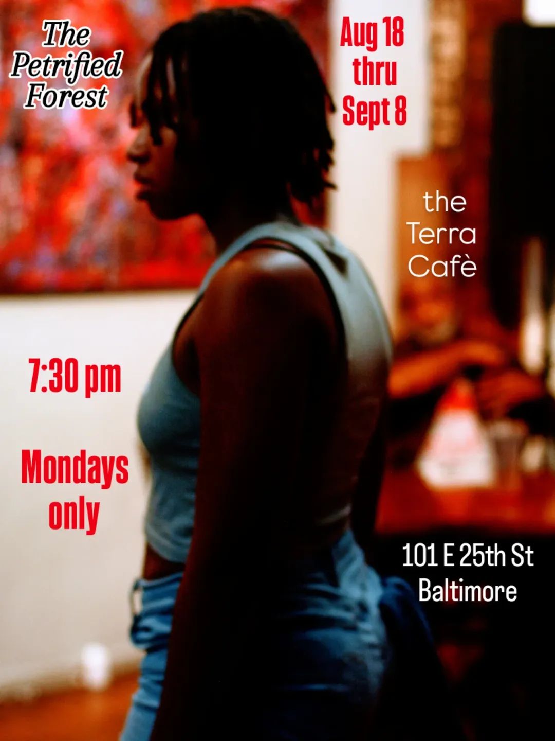 Taryn Murphy as Gabby in The Petrified Forest.