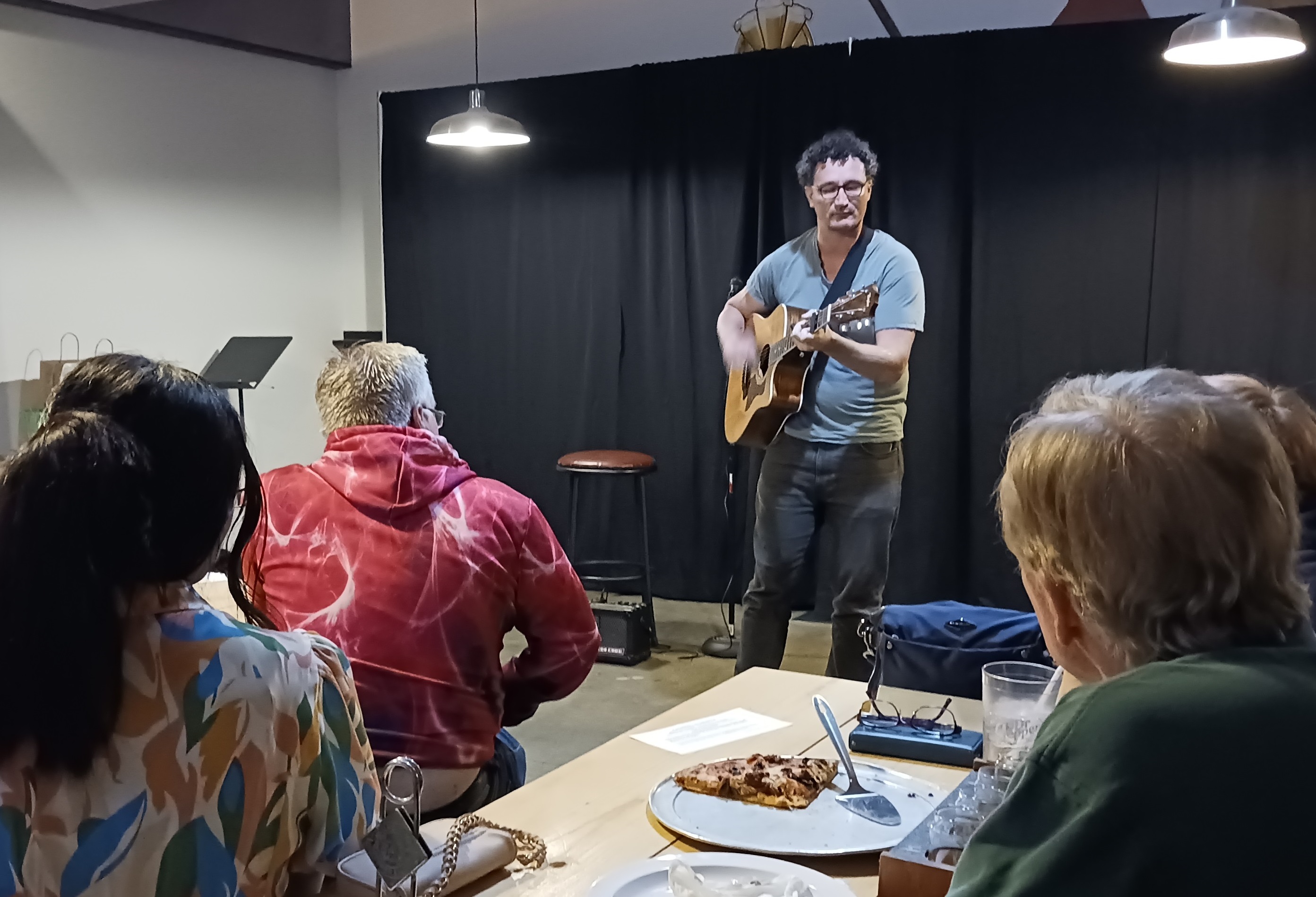 Our dear friend Timothy Nutter, playing & singing a new song at a prior collaboration LAB.