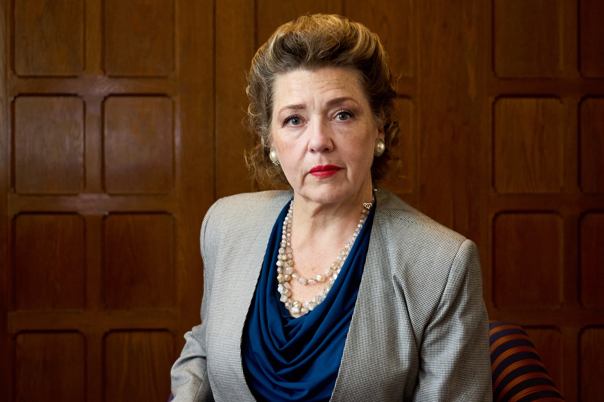 Nicole Halmos as Leah, Yitzhak Rabin''s wife. Photo by Peggy Ryan Nicole Halmos as Leah, Yitzhak Rabin''s wife. Photo by Peggy Ryan