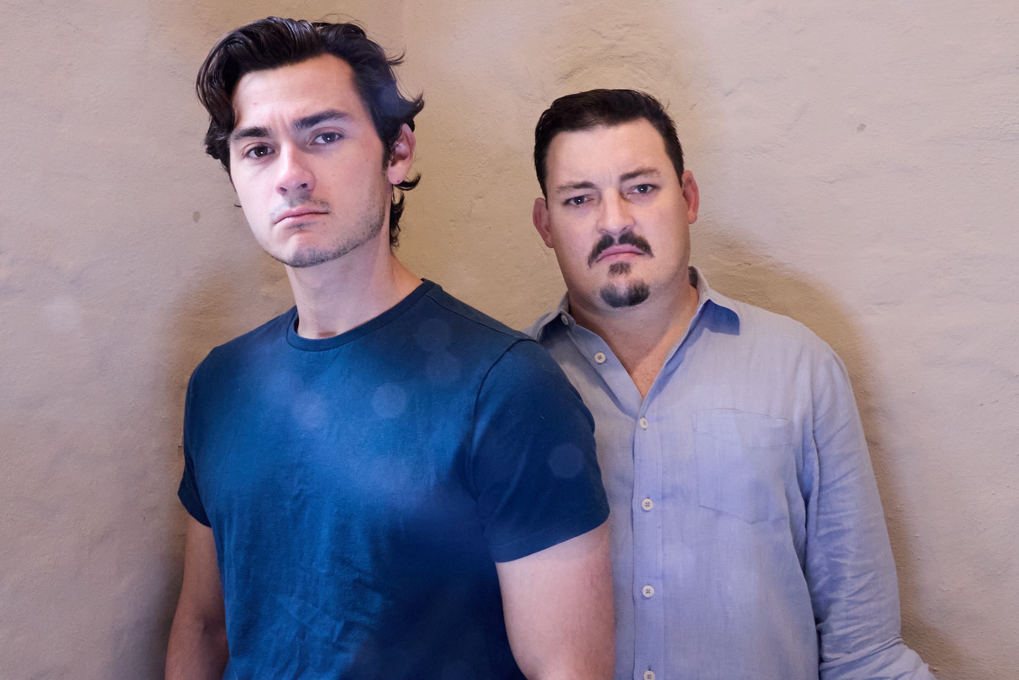 From left: Noah Mutterperl as Yigal Amir; Chris Daileader as Hagai Amir, Yigal''s brother. Photo by Peggy Ryan From left: Noah Mutterperl as Yigal Amir; Chris Daileader as Hagai Amir, Yigal''s brother. Photo by Peggy Ryan