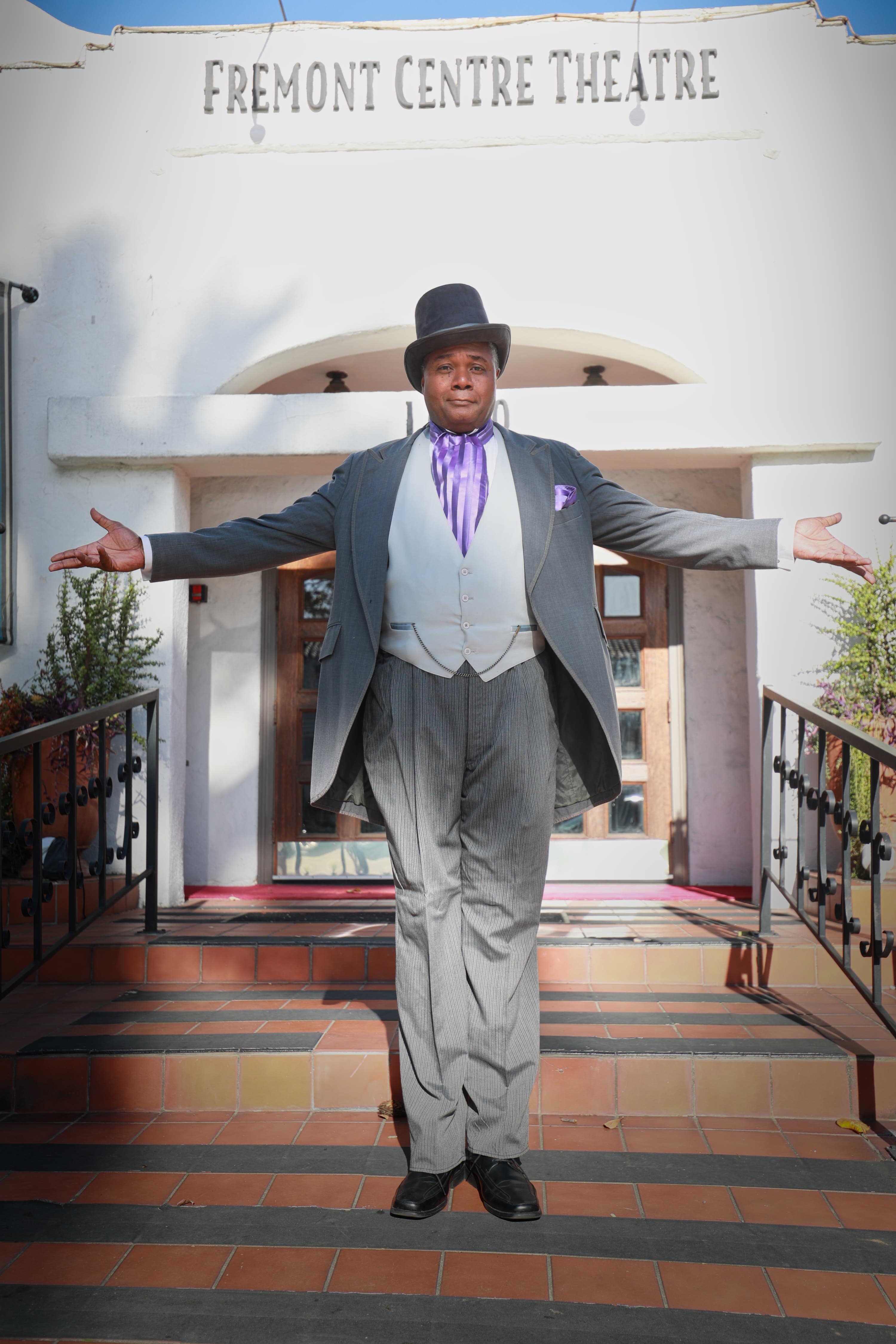 Just Rehearsal: Darryl Maximilian Robinson was cast as Mayor George Shinn in the 2022 revival of Meredith Willson: The Music Man presented at The Fremont Centre Theatre in South Pasadena CA. 