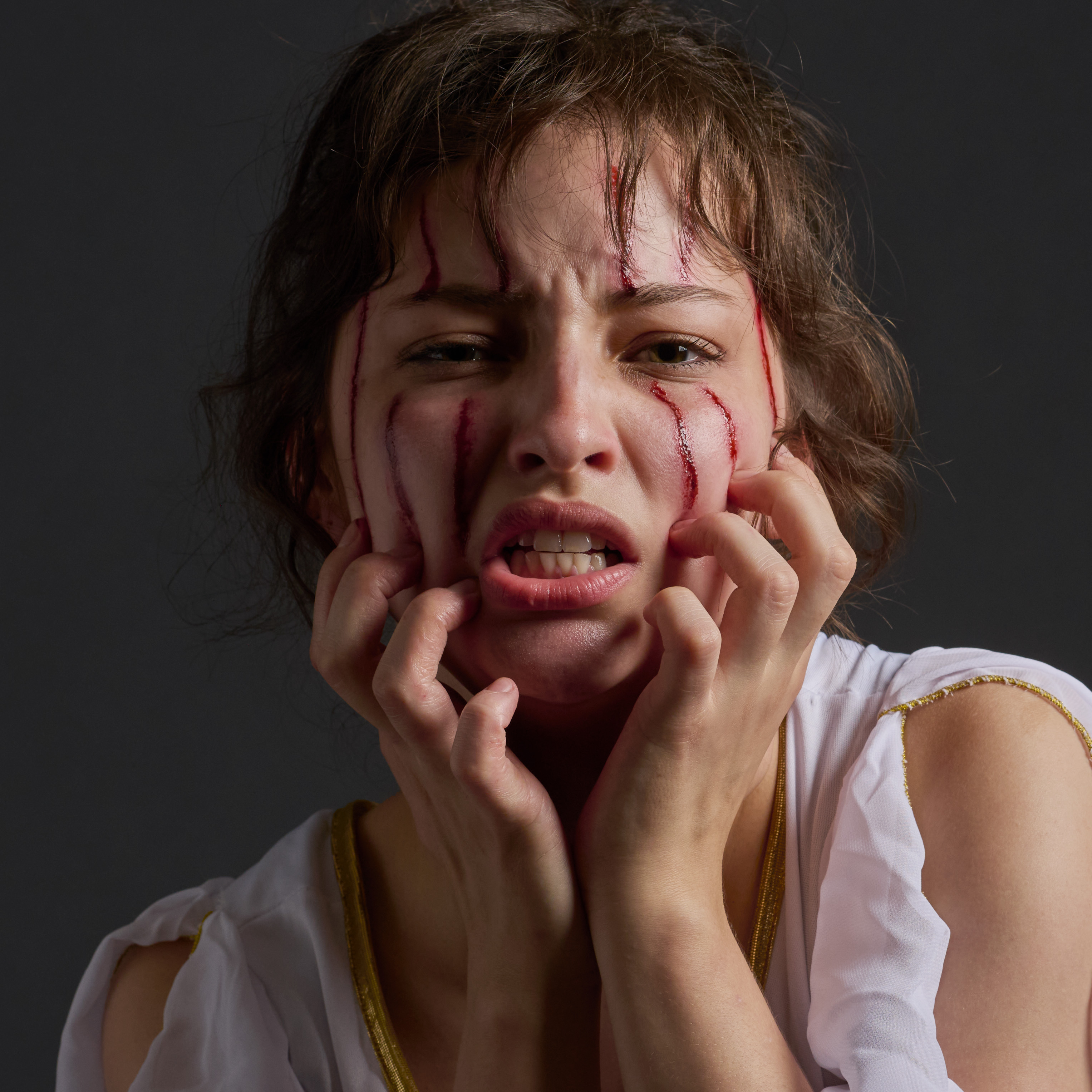 Alessandra Lopez as Antigone, photo by Barbara Nitke