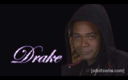 Stage Actor As TV Drake: Darryl Maximilian Robinson made a cameo appearance as Drake on the popular Adult Swim comedy series Loiter Squad on May 6, 2012.