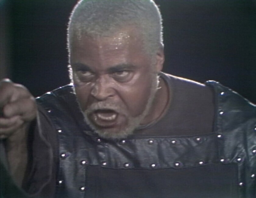 Reason Not The Need: The late, great James Earl Jones starred in the title role of the 1974 New York Shakespeare Festival in Central Park revival of King Lear by William Shakespeare.