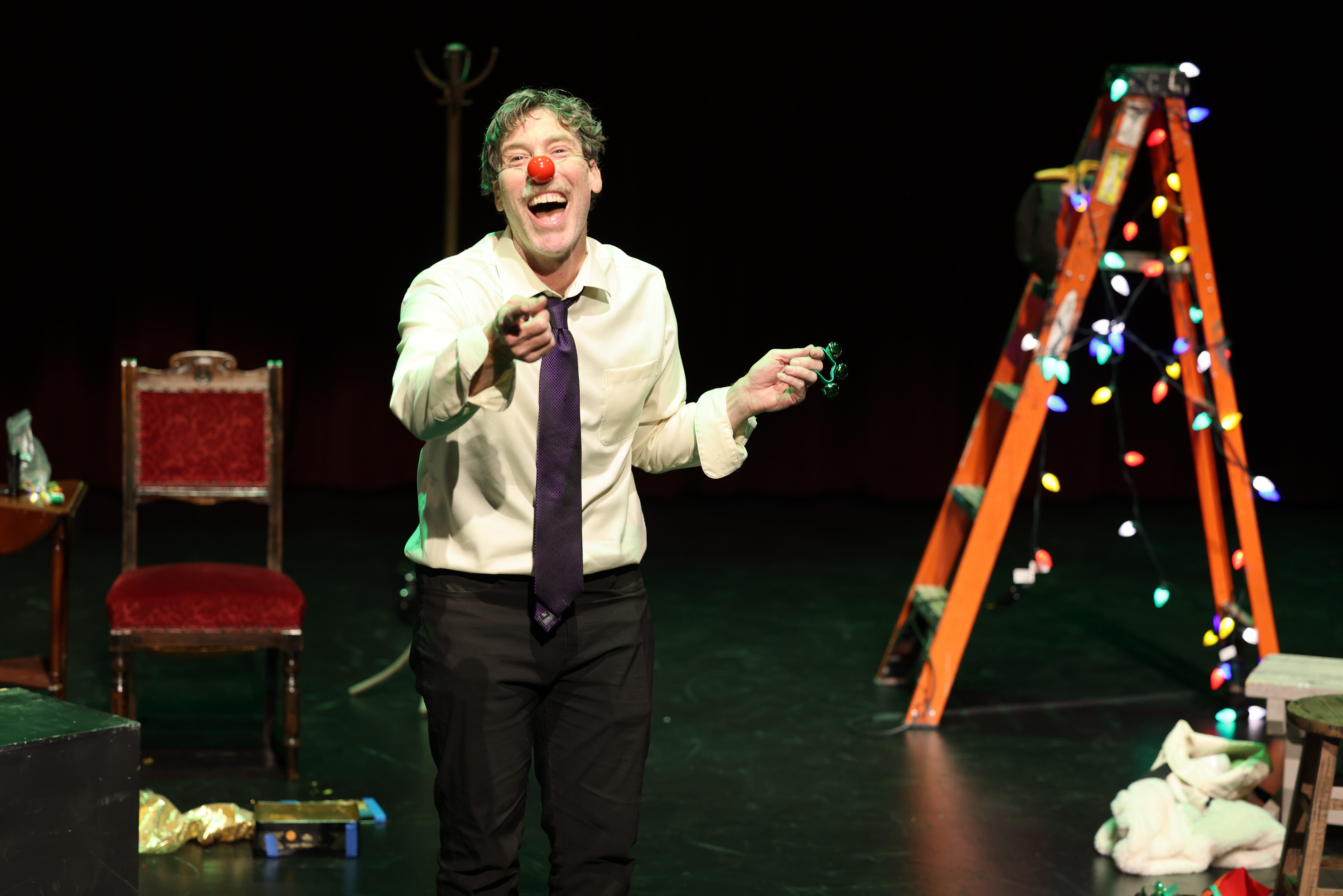 David Weber performs AN ACTOR?S CAROL: One Clowns Dickensian Marathon Towards Redemption 
