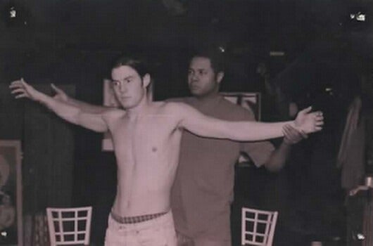 Passing As White: Jonathan Pereira as Morris and Darryl Maximilian Robinson as Zachariah in the 1999 Excaliber Shakespeare Company of Chicago revival of The Blood Knot by Athol Fugard at The Heartland