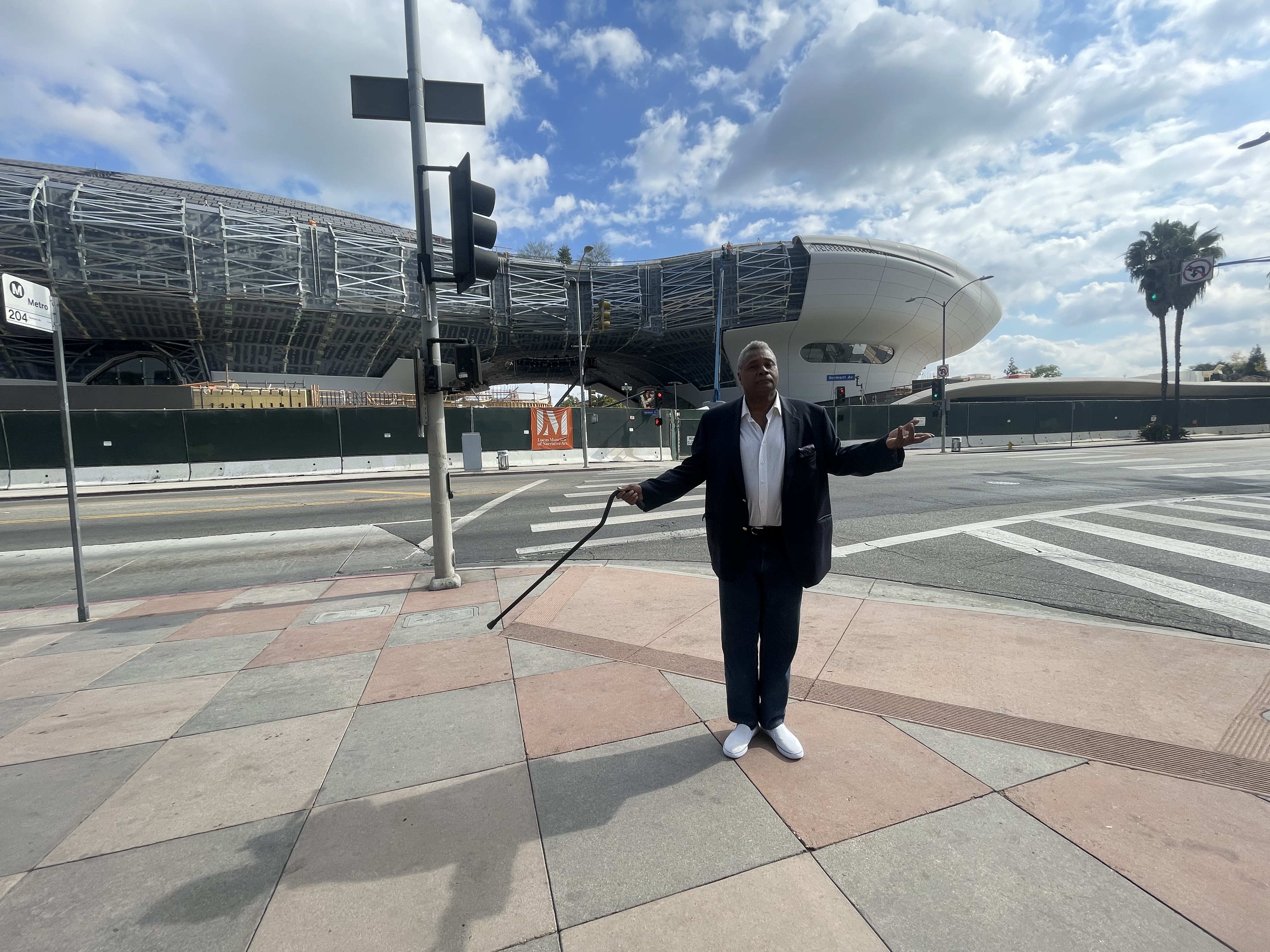 The Perfect Place To Discuss Cloud-Capped Towers And Gorgeous Palaces: On Tuesday November 7, 2023, veteran stage actor and play director Darryl Maximilian Robinson utilized this majestic background.