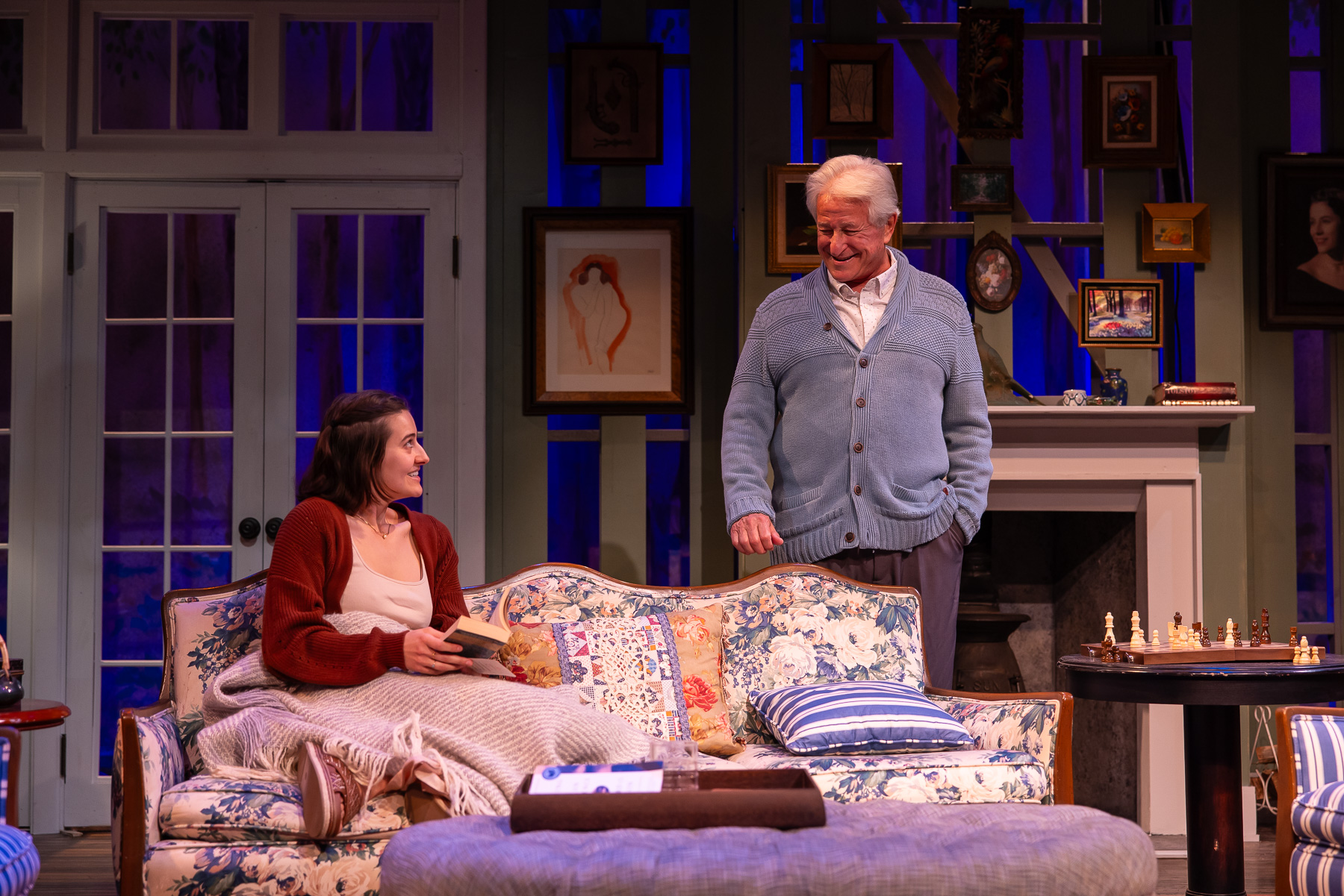 Olivia Castanho and Steve Vinovich in LIFE SUCKS. Photo by Jason Niedle.