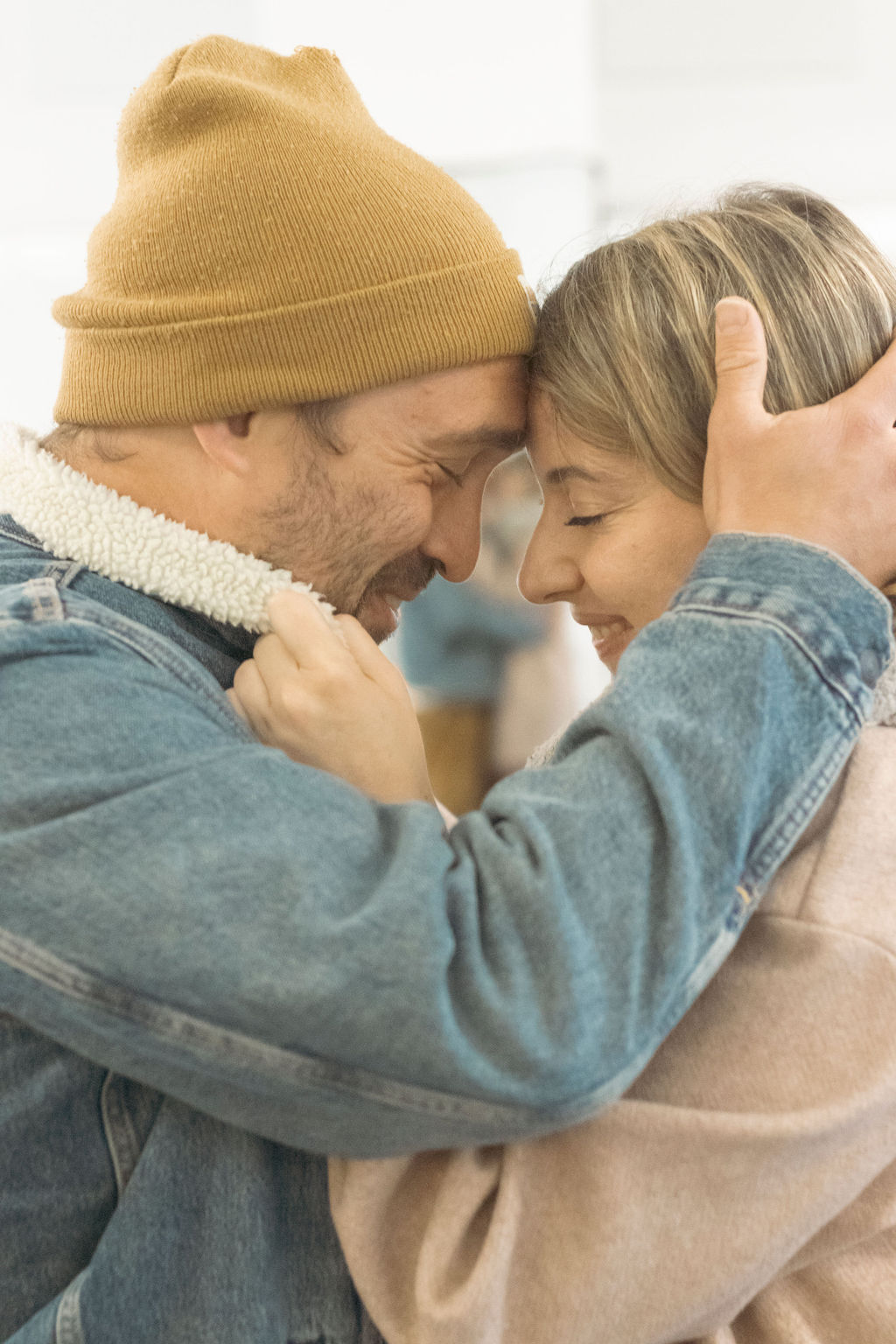 Rehearsal Picture taken by Linda Koprowski. Jil Clesse (CATHY) & Michael Souschek (JAMIE)