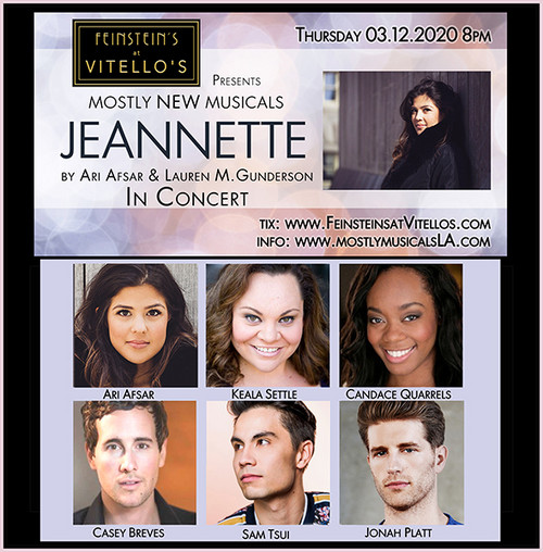 The cast of mostlyNEWmusicals: JEANNETTE IN CONCERT 1