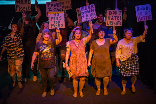 The cast of Urinetown. Photo credit: Mark Wedow 1