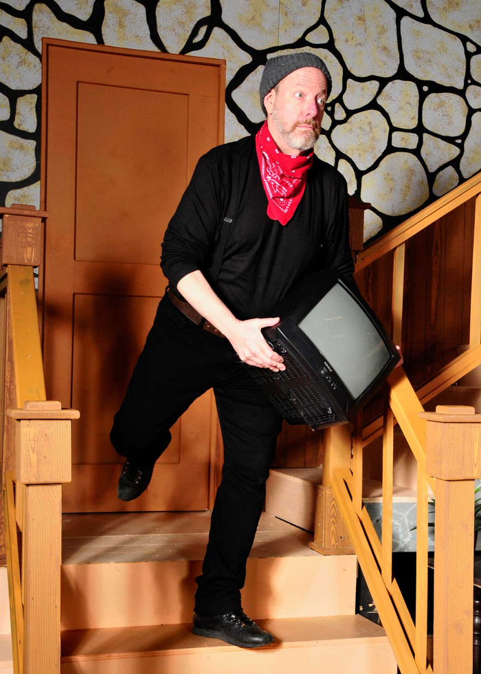 Sarah Lucht as Dotty the housemaid in the comedy Noises Off playing at Lakewood Theatre Company, 368 S. State Street, Lake Oswego, OR 97034, February 28 - April 6, 2025. Photo by Triumph Photography. 3