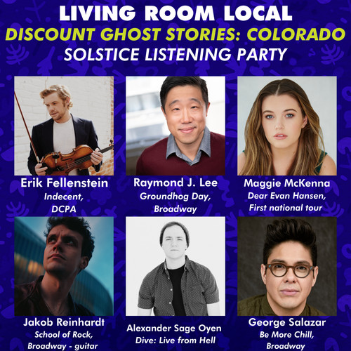 Image of the performers and special guests for Living Room Local 