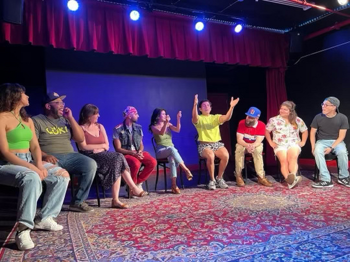 The People?s Improv Theater is celebrating this National Latinx Heritage Month with the cast of Improv En Espa ol at their next show on Friday, September 22, 2023. David Rey Martinez, Carmen Mendo 2