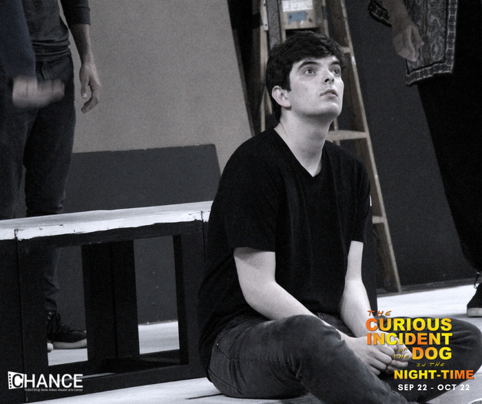 Behind the scenes at the Designer Run for The Curious Incident of the Dog in the Night-Time at Chance Theater. 1