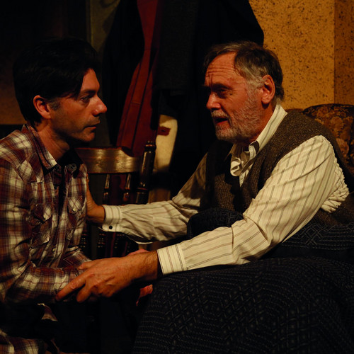 Scene Picture of Outside Mullingar. Actors on the picture: Catherine Deevy and Brian Tynan. Picture by Stefan Kock 4