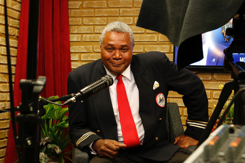 Darryl Maximilian Robinson arrives at UBNGO Studio in Burbank to make his 4th appearance with Host Ron Brewington on 'The Actor's Choice.' Photo by JL Watt. 11