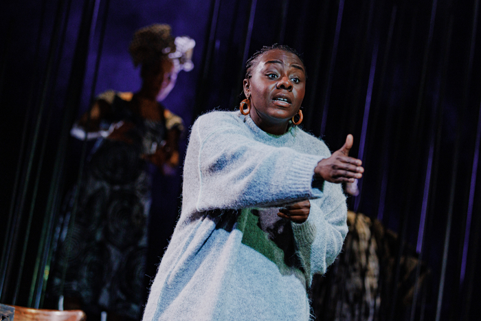 Abigail C. Onwunali in The Huntington?s production of Mfoniso Udofia?s The Grove, directed by Awoye Timpo; photo by Marc J. Franklin. Running February 7 ? March 9, 2025 at the Calderwood Pavilion at t 1