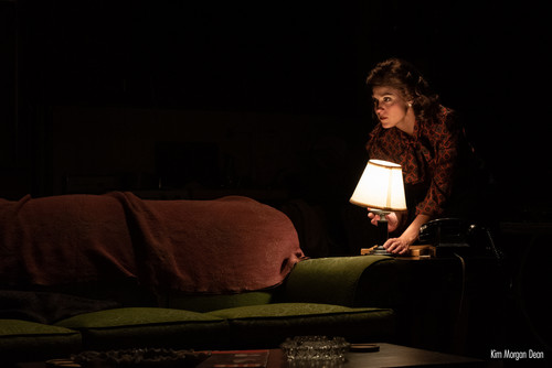 Kim Morgan Dean as Susan in Wait Until Dark on Gilliam Stage at Barter Theatre 1